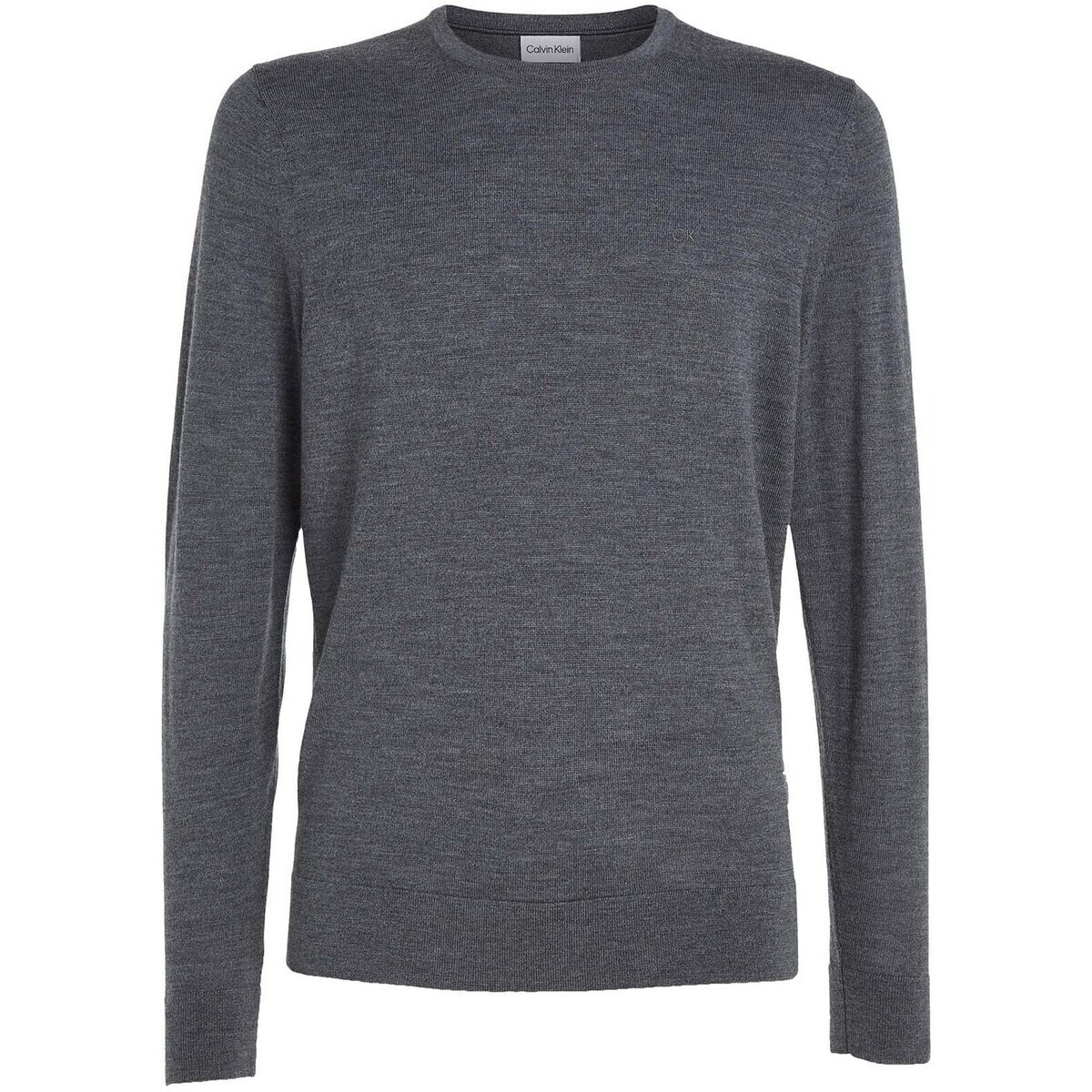 Calvin Klein Jeans  Merino Crew Neck Swe  Šedá