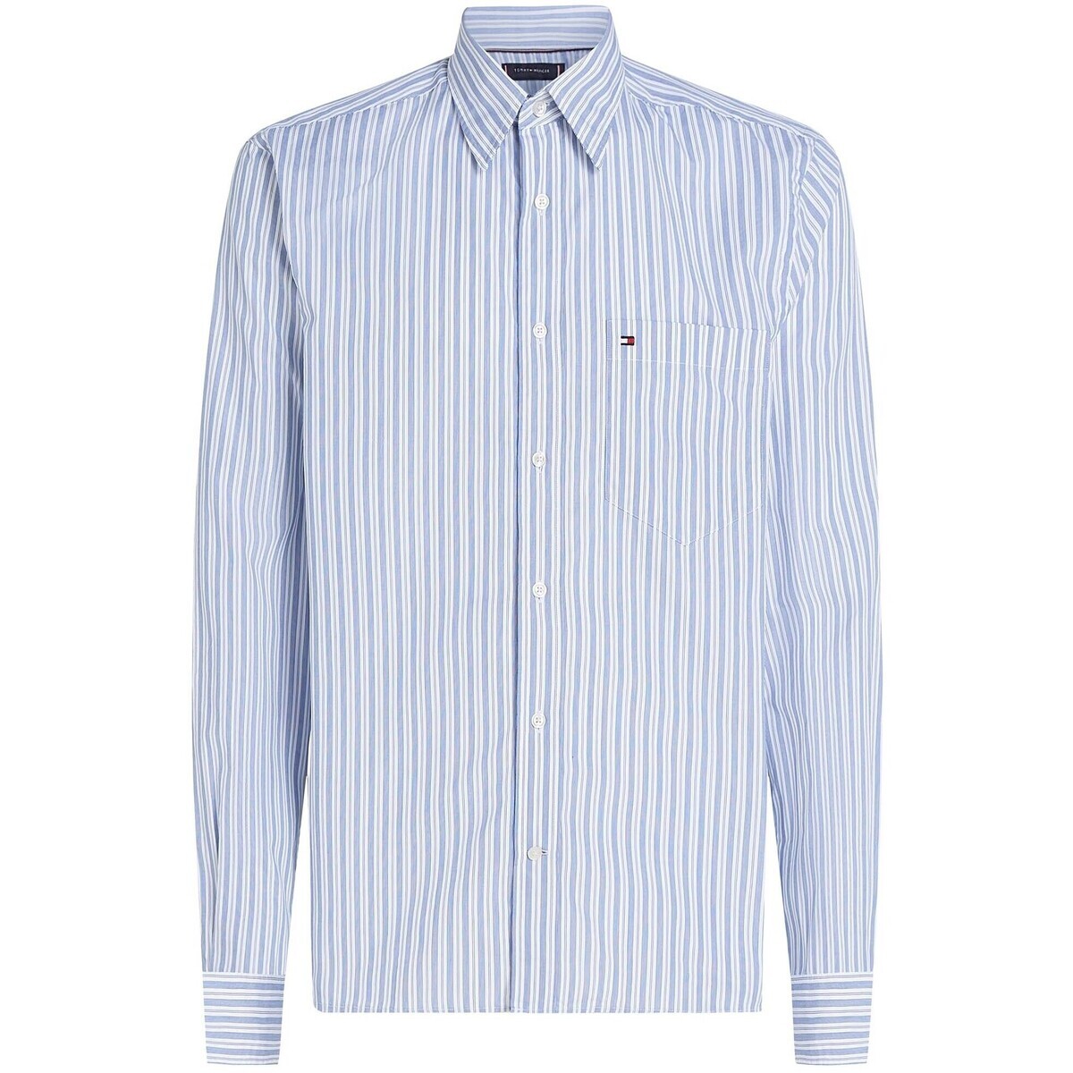Tommy Hilfiger  Poplin Thin Stripe R  Bílá