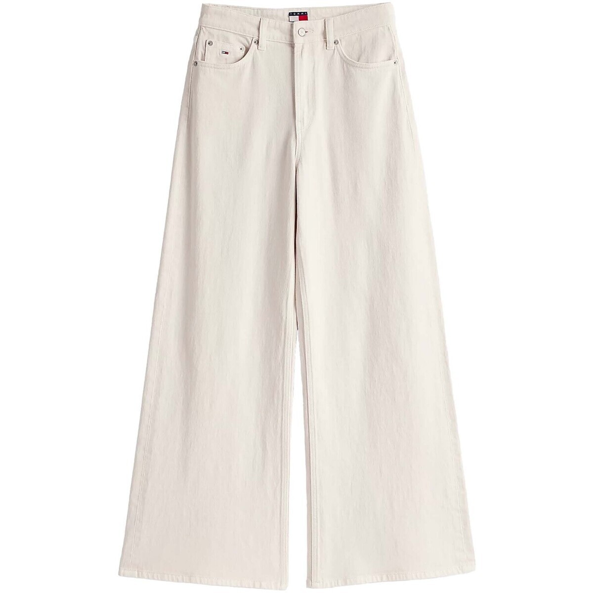 Tommy Jeans  Tjw Ecru Wide Leg  Bílá