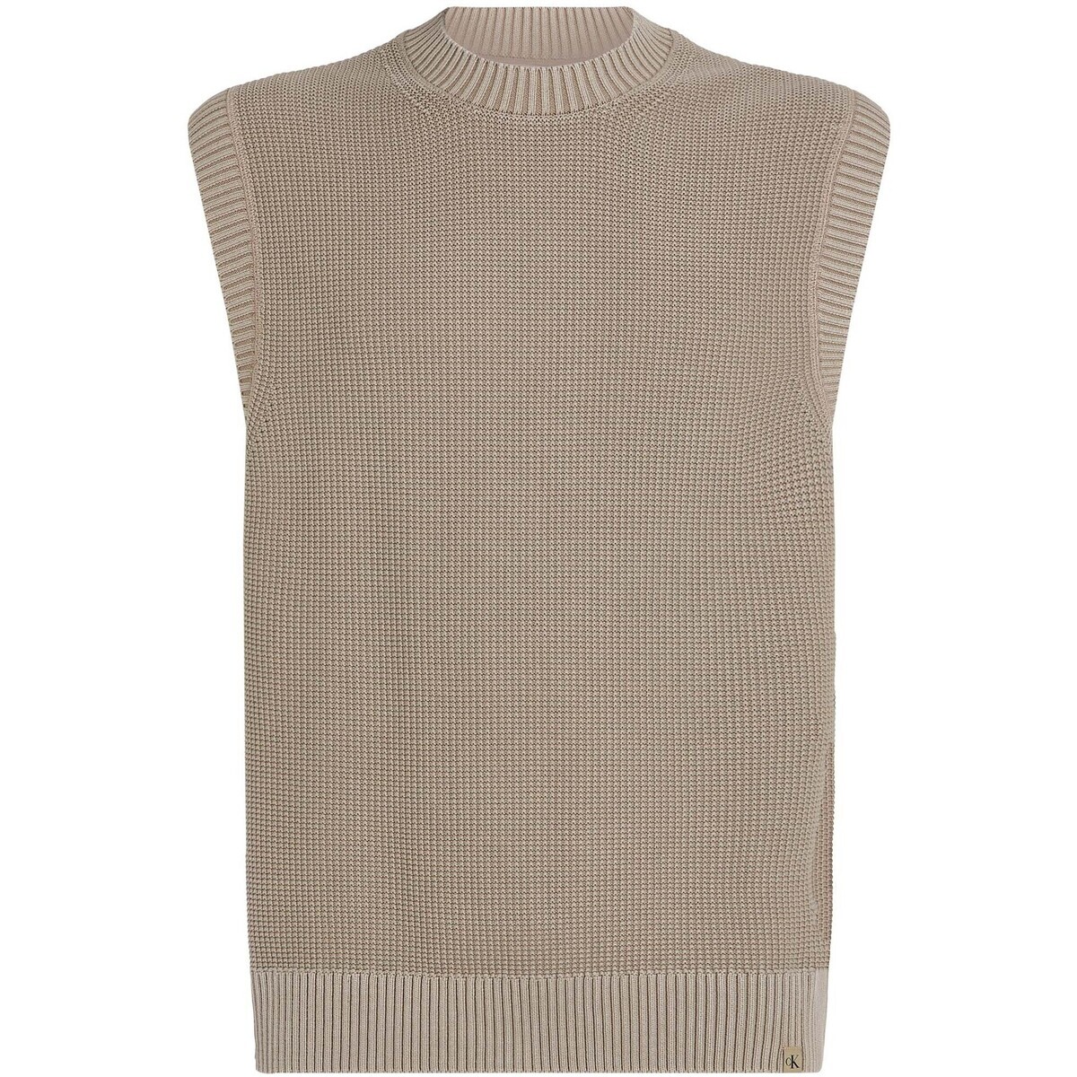 Calvin Klein Jeans  Washed Sweater Vest  Béžová