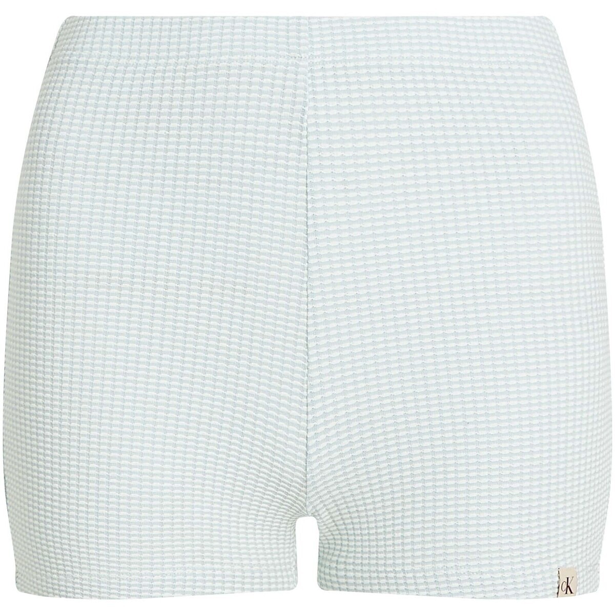 Calvin Klein Jeans  Waffle Texture Short  Modrá