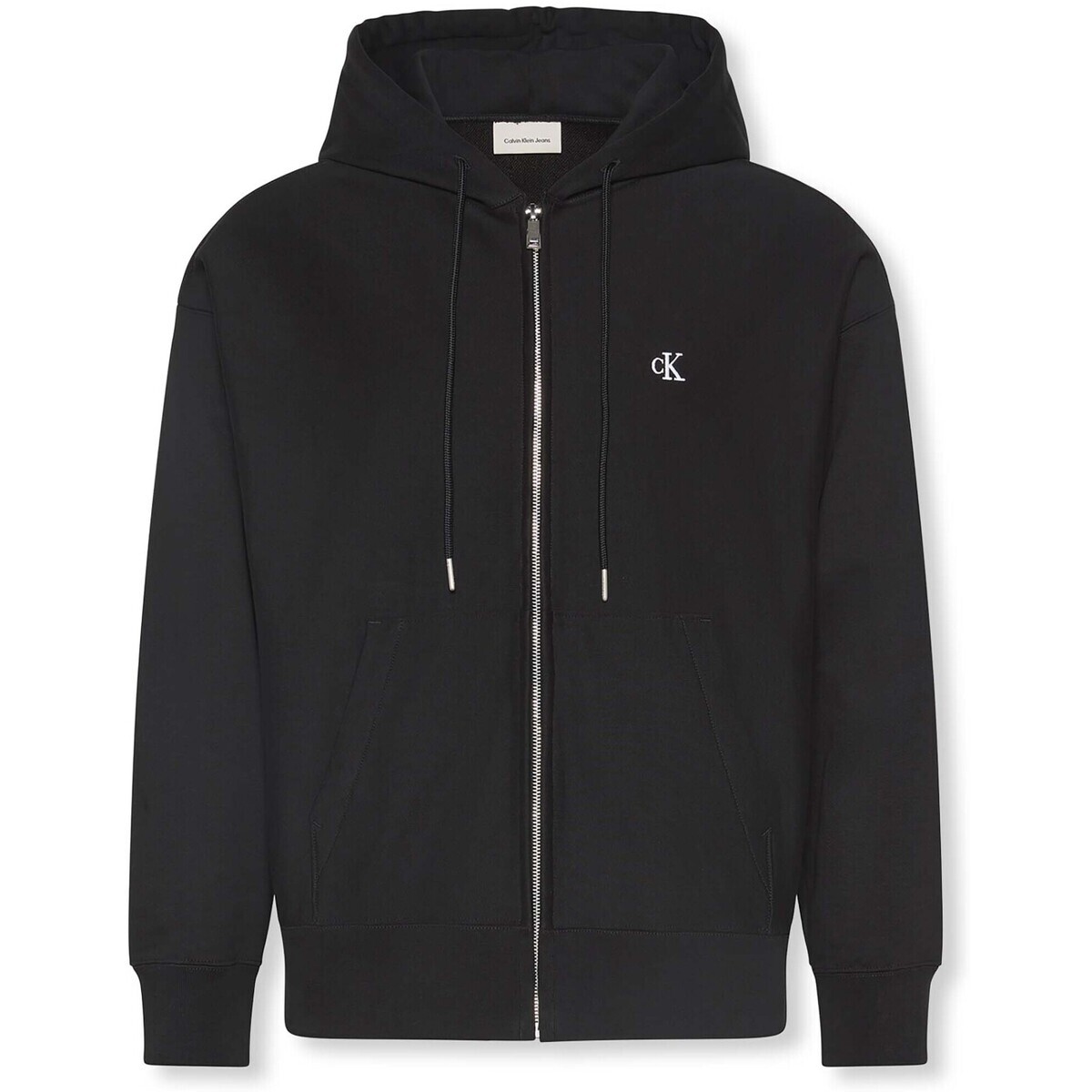 Calvin Klein Jeans  Ls Premium Terry Mon  Černá
