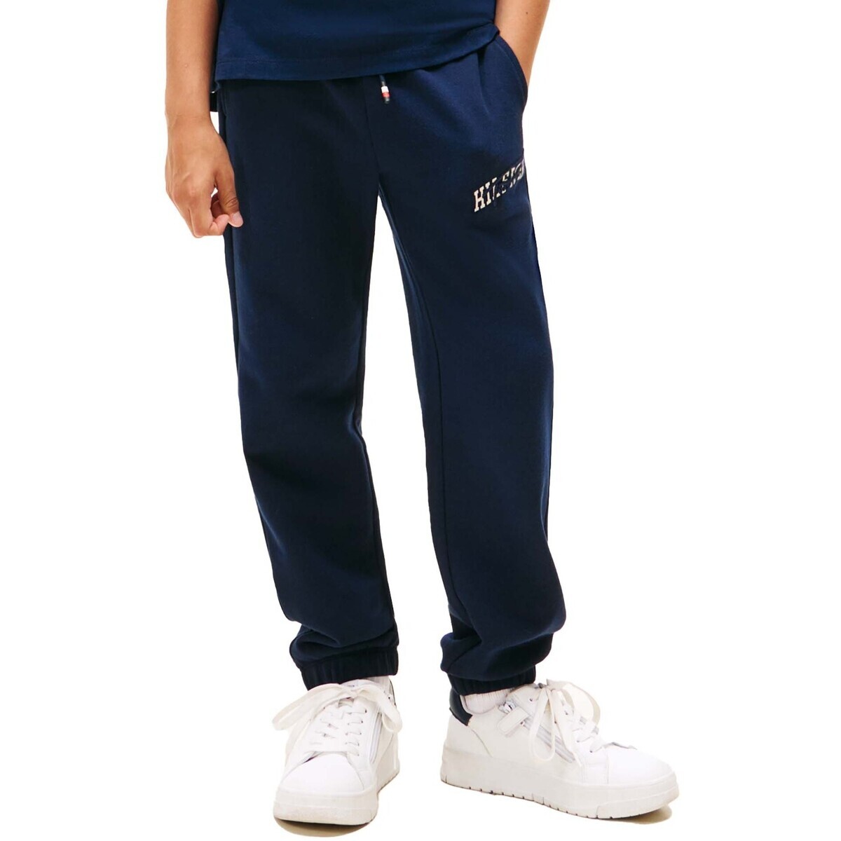 Tommy Hilfiger  Th Mixed Graphic Sweatpant  Modrá