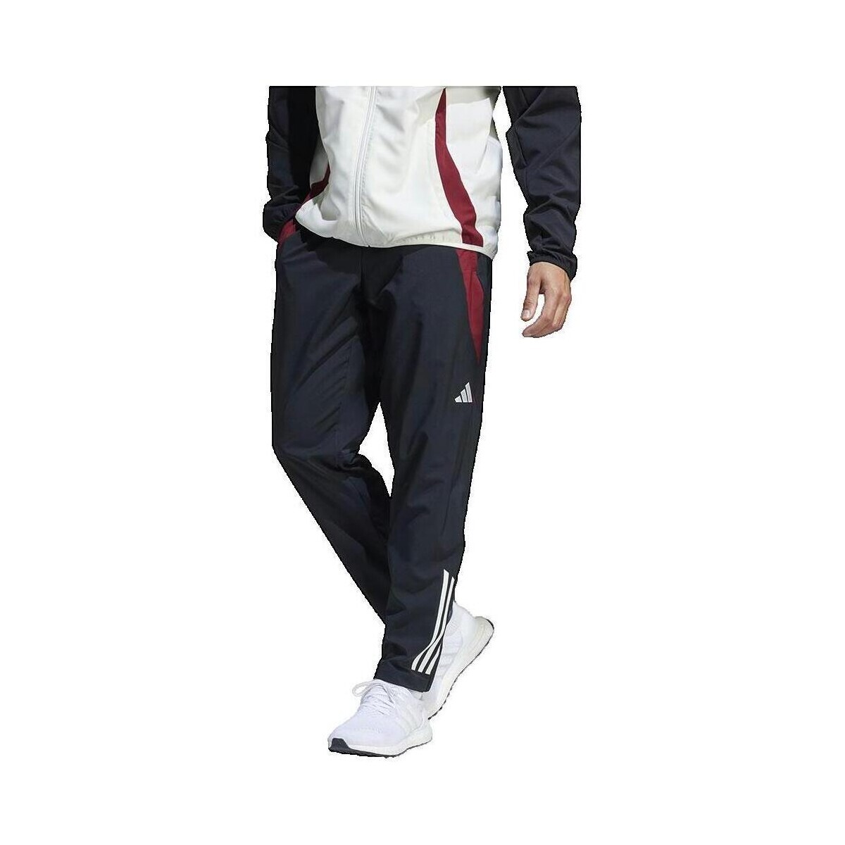 adidas  Pantalon  de présentation Manchester United 2024/25  Černá