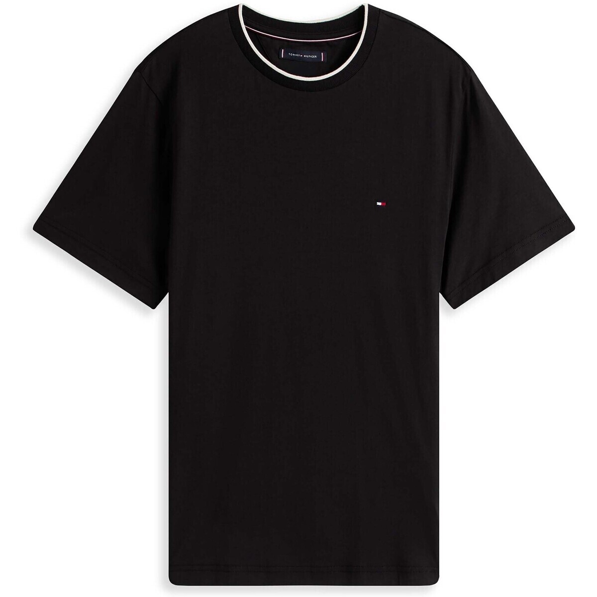 Tommy Hilfiger  Cotton Modal Tee  Černá
