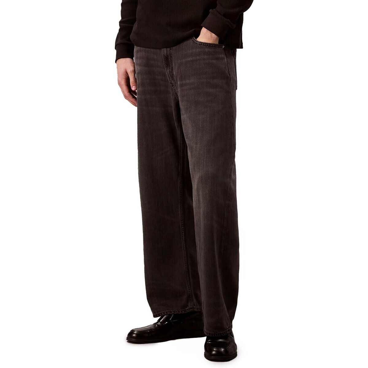 Calvin Klein Jeans Baggy Charcoal Ash J Šedá