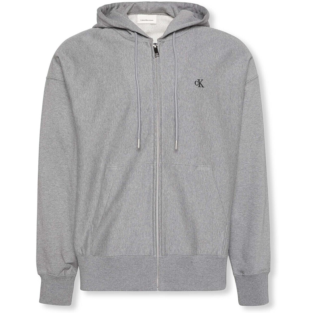 Calvin Klein Jeans  Ls Premium Terry Mon  Šedá