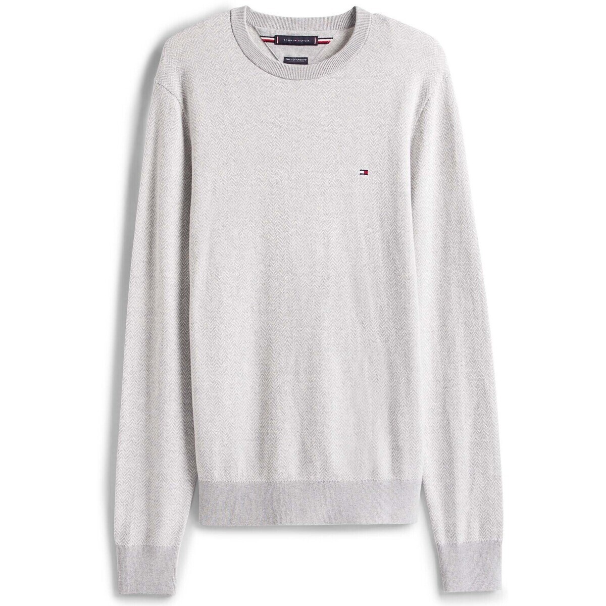 Tommy Hilfiger  Pima Ctn Cash Herrin  Šedá