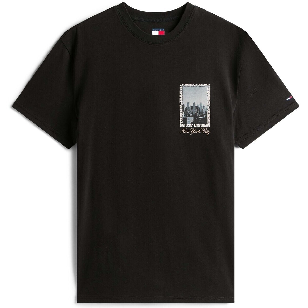 Tommy Jeans  Tjm Reg Photo Tee  Černá