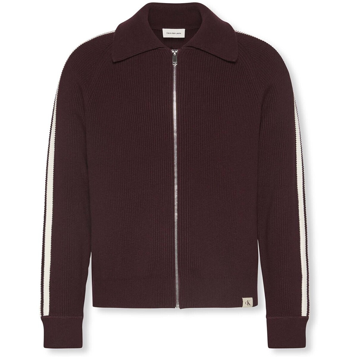 Calvin Klein Jeans  Ls Racing Stripe Fz  Hnědá
