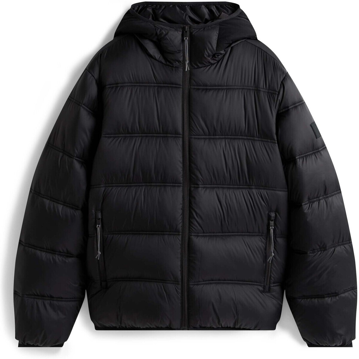 Tommy Jeans  Tjm Hooded Logo Puffer Ext  Černá