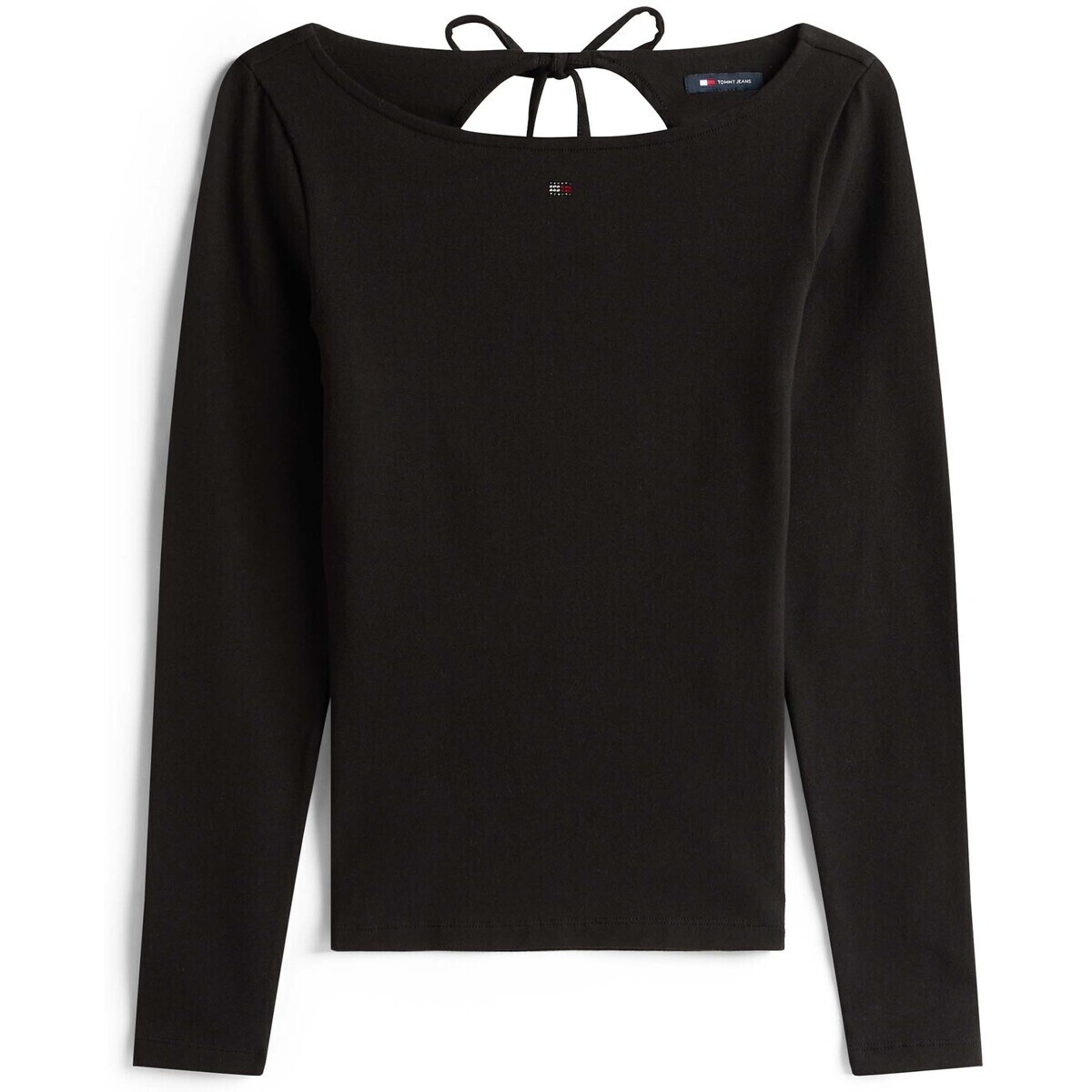 Tommy Jeans  Tjw Slim S Flag Blin  Černá
