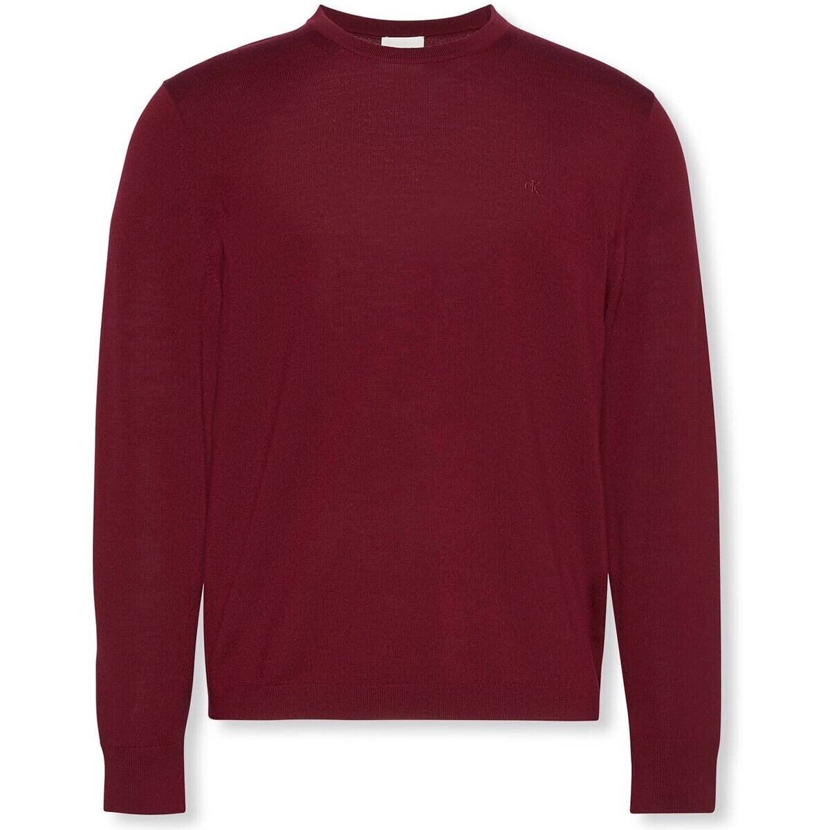 Calvin Klein Jeans  Ls 100X100 Merino Crew  Červená