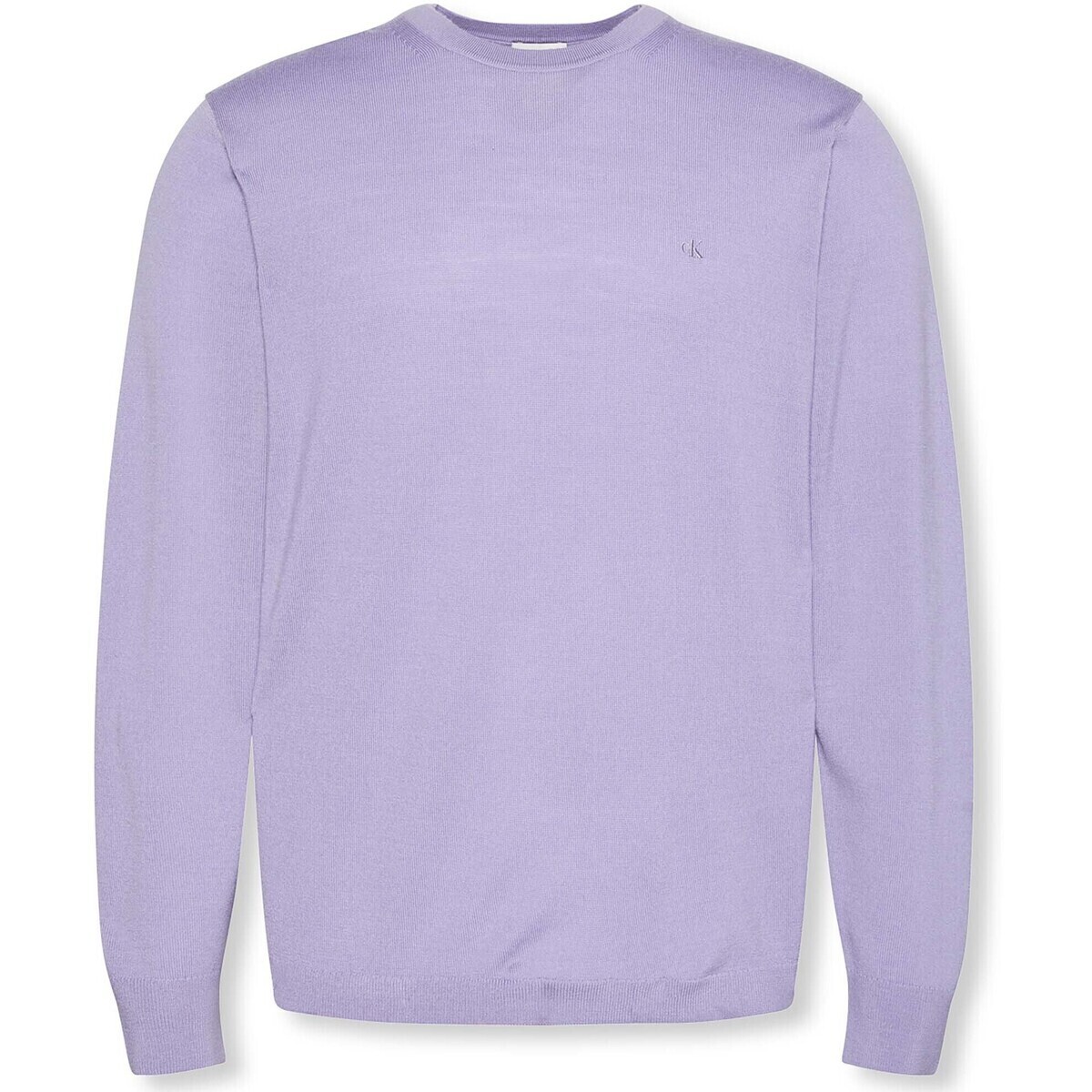 Calvin Klein Jeans  Ls 100X100 Merino Crew  Fialová