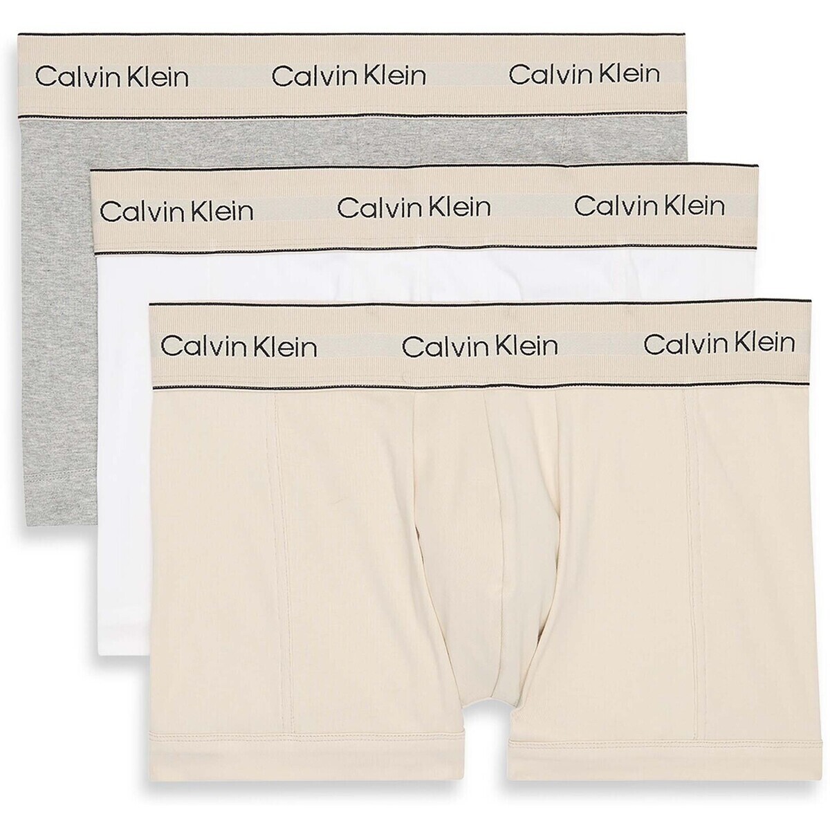 Calvin Klein Jeans  Trunk 3Pk  Stříbrná