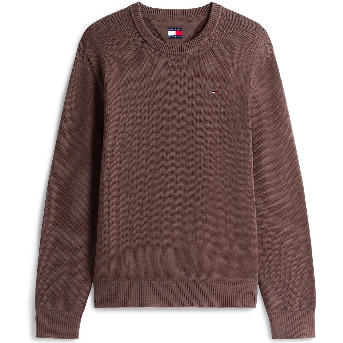 Tommy Jeans  Tjm Slim Ess Sweater  Hnědá