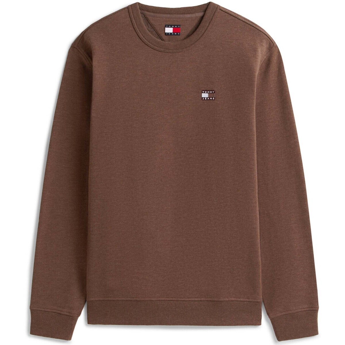 Tommy Jeans  Tjm Reg Badge Crew E  Hnědá