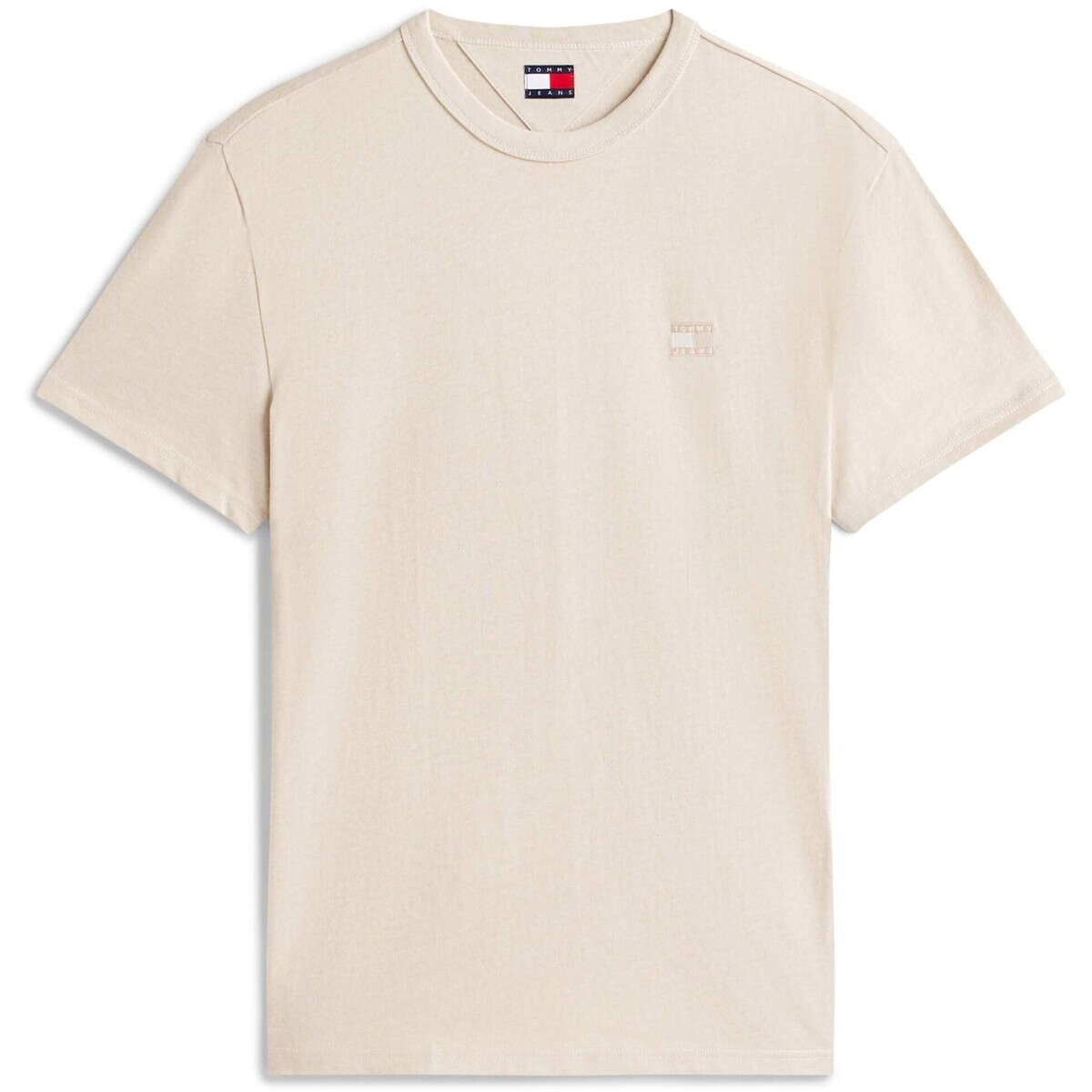 Tommy Jeans  Tjm Reg Badge Tee Ex  Béžová
