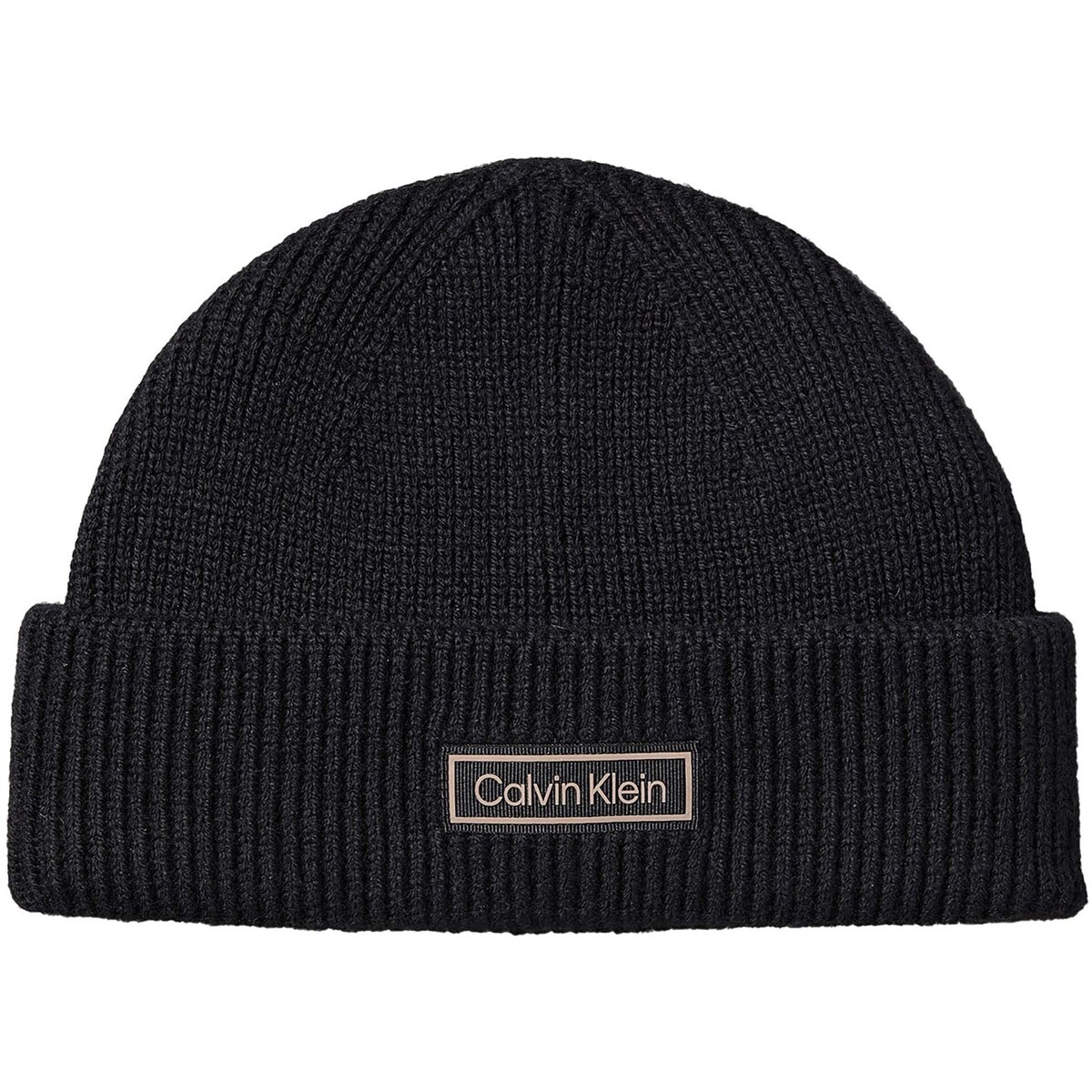 Calvin Klein Jeans  Patch Chunky Rib Cotton Docker B  Černá