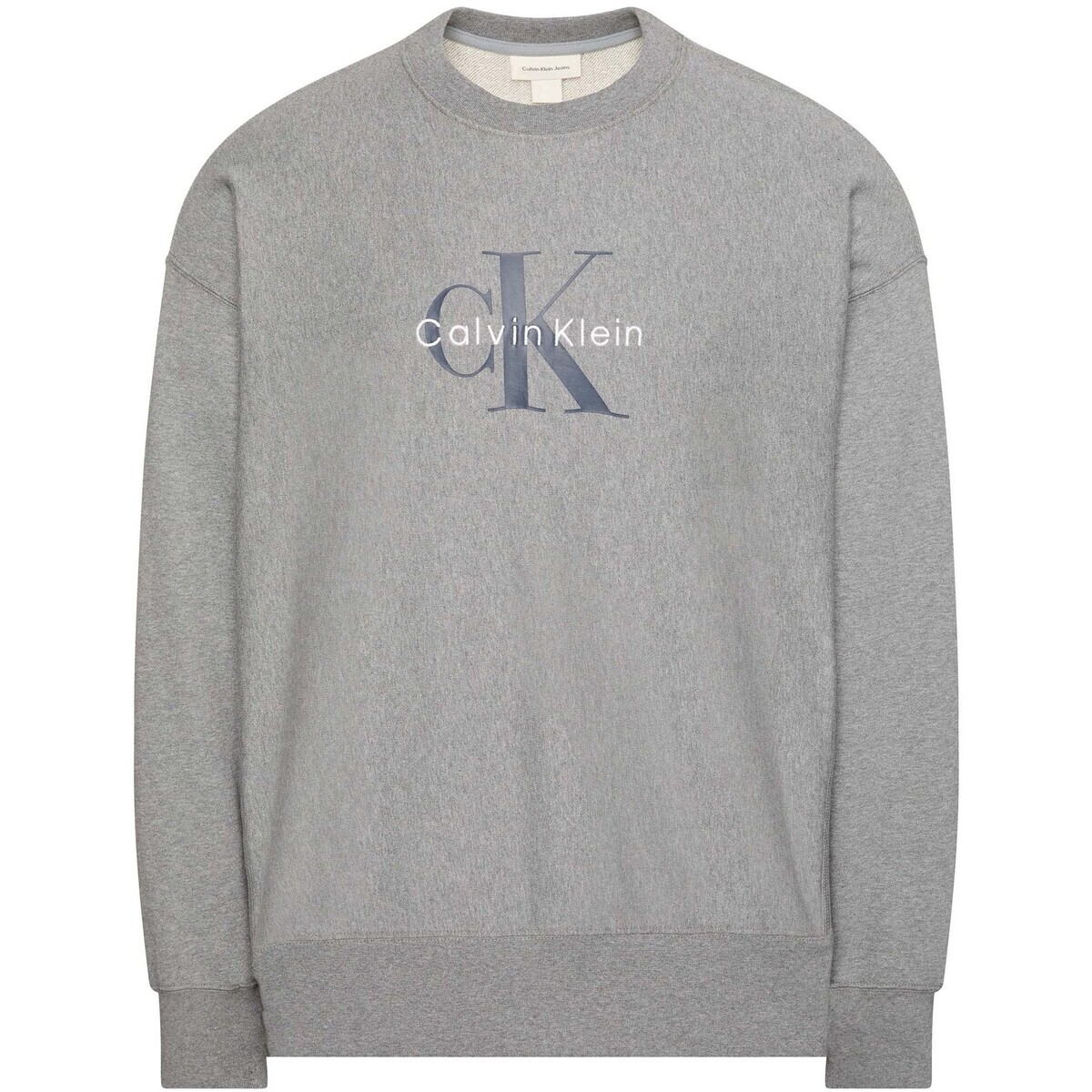 Calvin Klein Jeans  Ls Eu 350Terry Monol  Šedá
