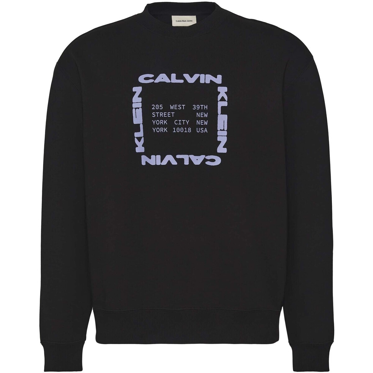 Calvin Klein Jeans  Ls Eu 350Terry Graph  Černá