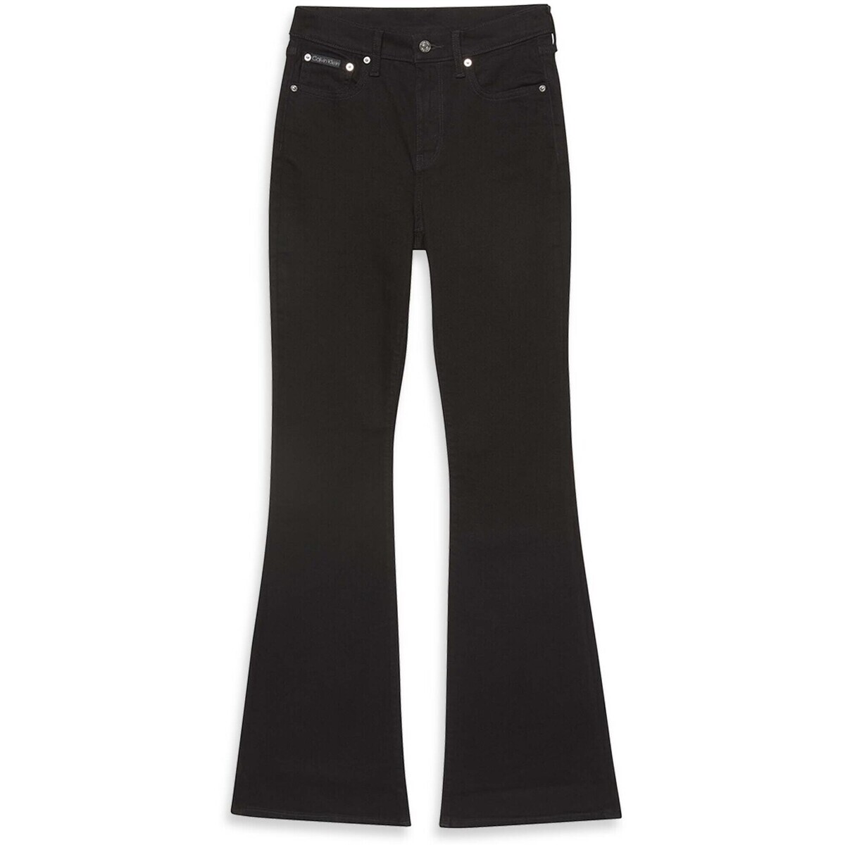 Calvin Klein Jeans  High Rise Flare Ck C  Černá