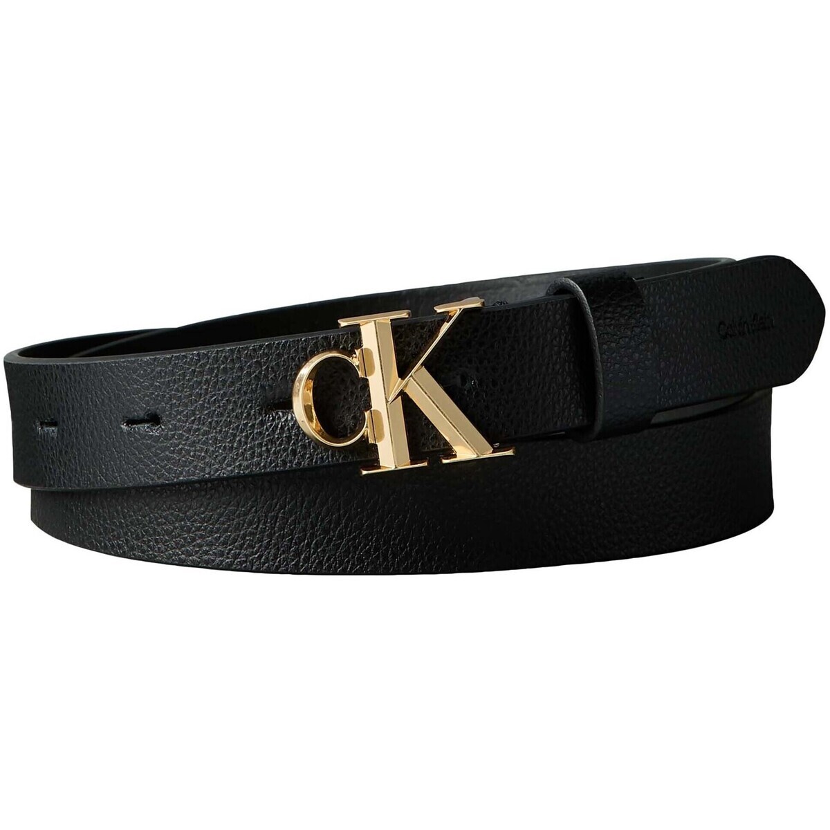 Calvin Klein Jeans  Facet Ck Buckle Pebble Strap 25M  Černá
