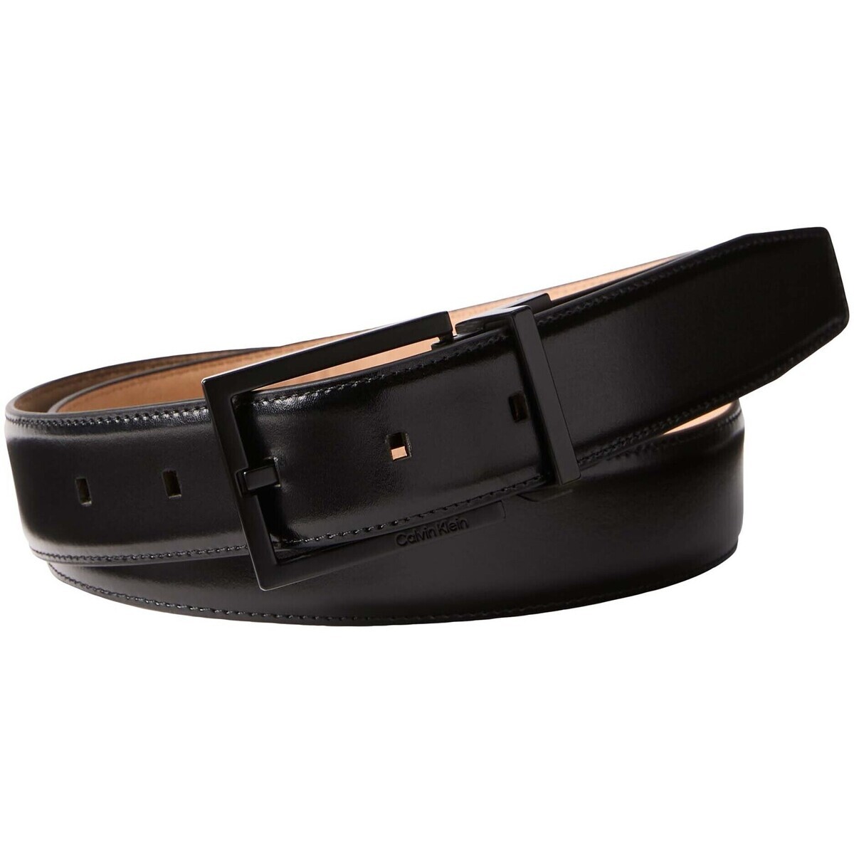Calvin Klein Jeans  Square Buckle Smooth 32Mm Adj  Černá