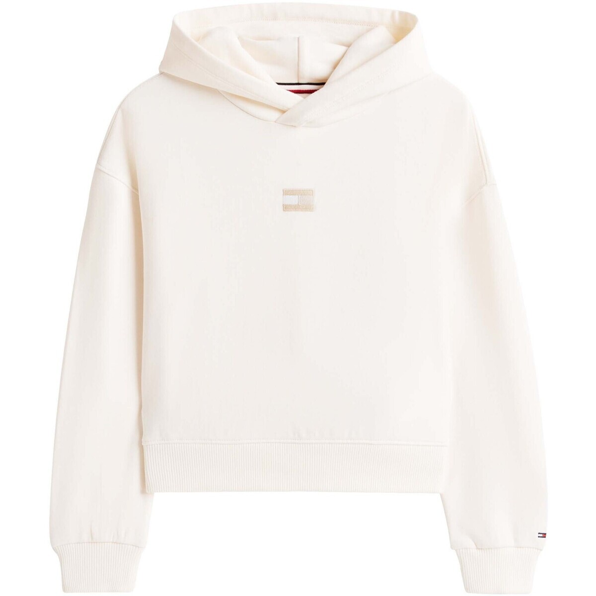 Tommy Hilfiger  Tonal Flag Hoodie  Bílá