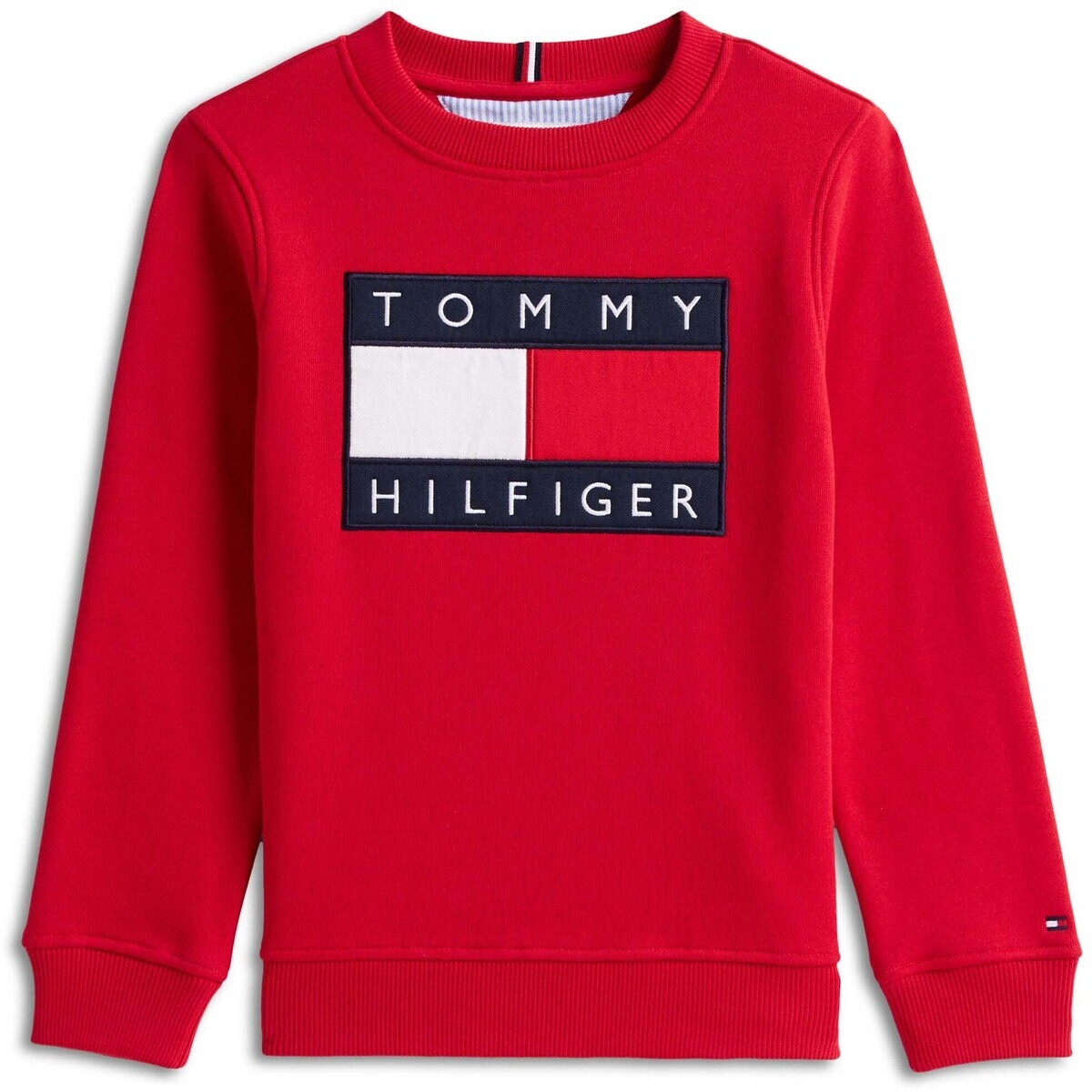 Tommy Hilfiger  Heritage Flag Sweatshirt  Červená