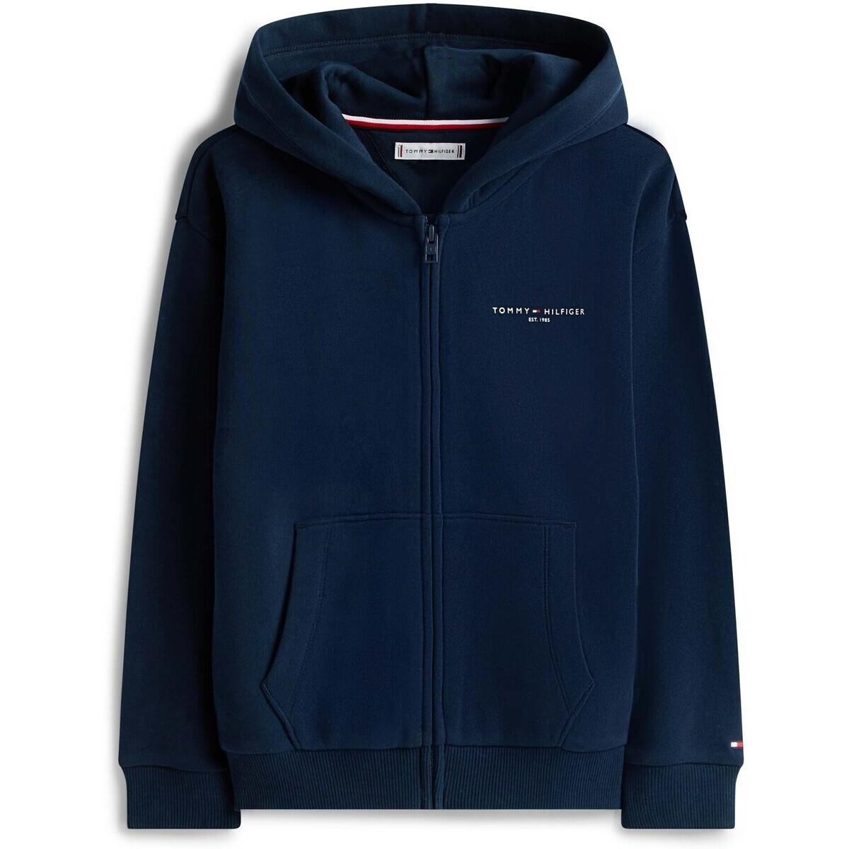 Tommy Hilfiger  Mini Corp Zip Through Hoodie  Modrá