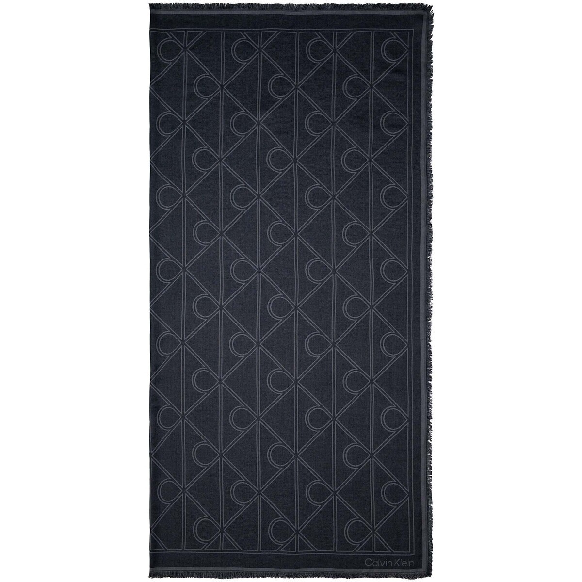 Calvin Klein Jeans  Emblem Aop Contrast Lw Square Sc  Černá