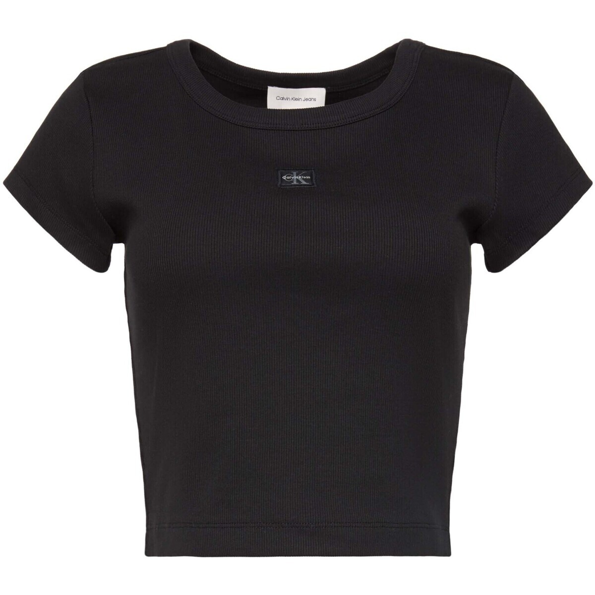 Calvin Klein Jeans  A- Woven Label 2X2 R  Černá