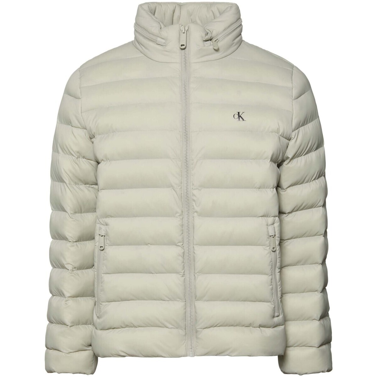 Calvin Klein Jeans  Ls Nylon Lt Wt Hoode  Zelená