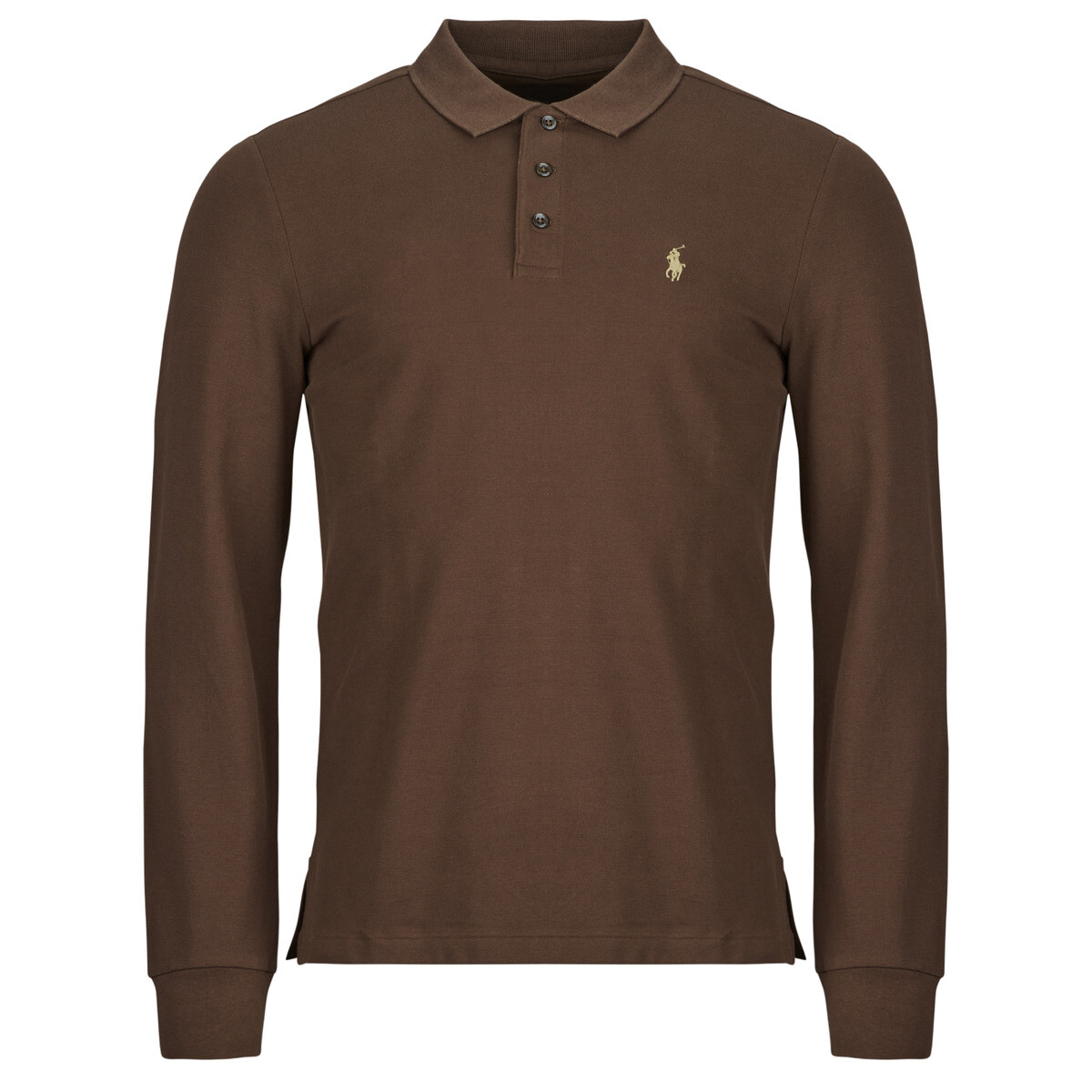 Polo Ralph Lauren  POLO COUPE AJUSTEE SLIM FIT EN COTON STRECH MESH  Hnědá