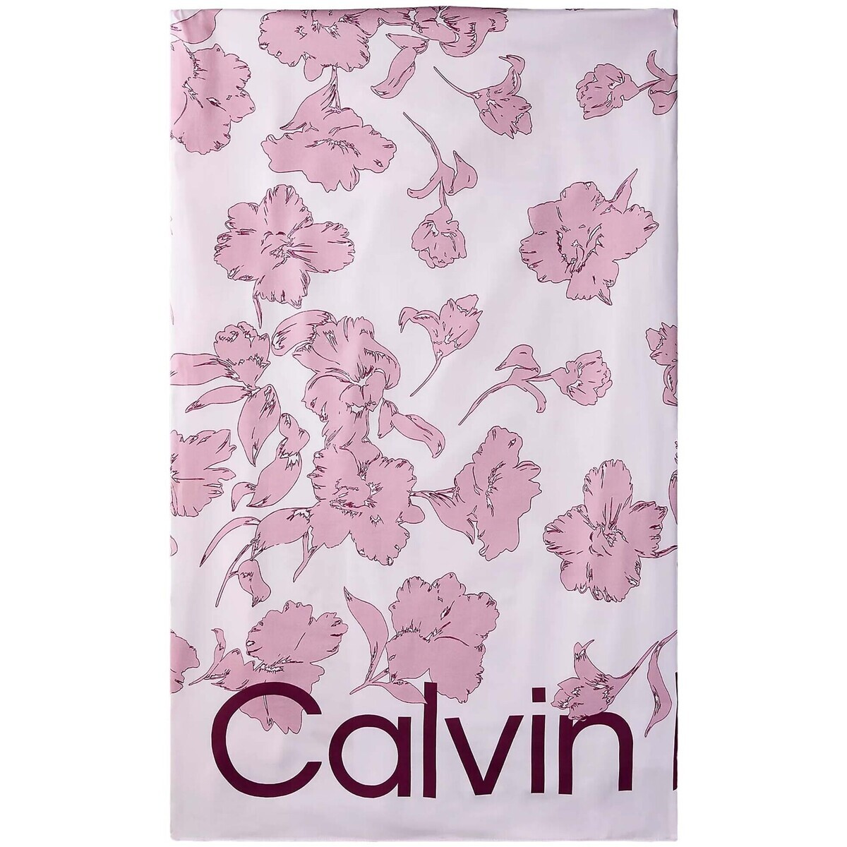 Calvin Klein Jeans  Allover Floral Square Scarf  Růžová