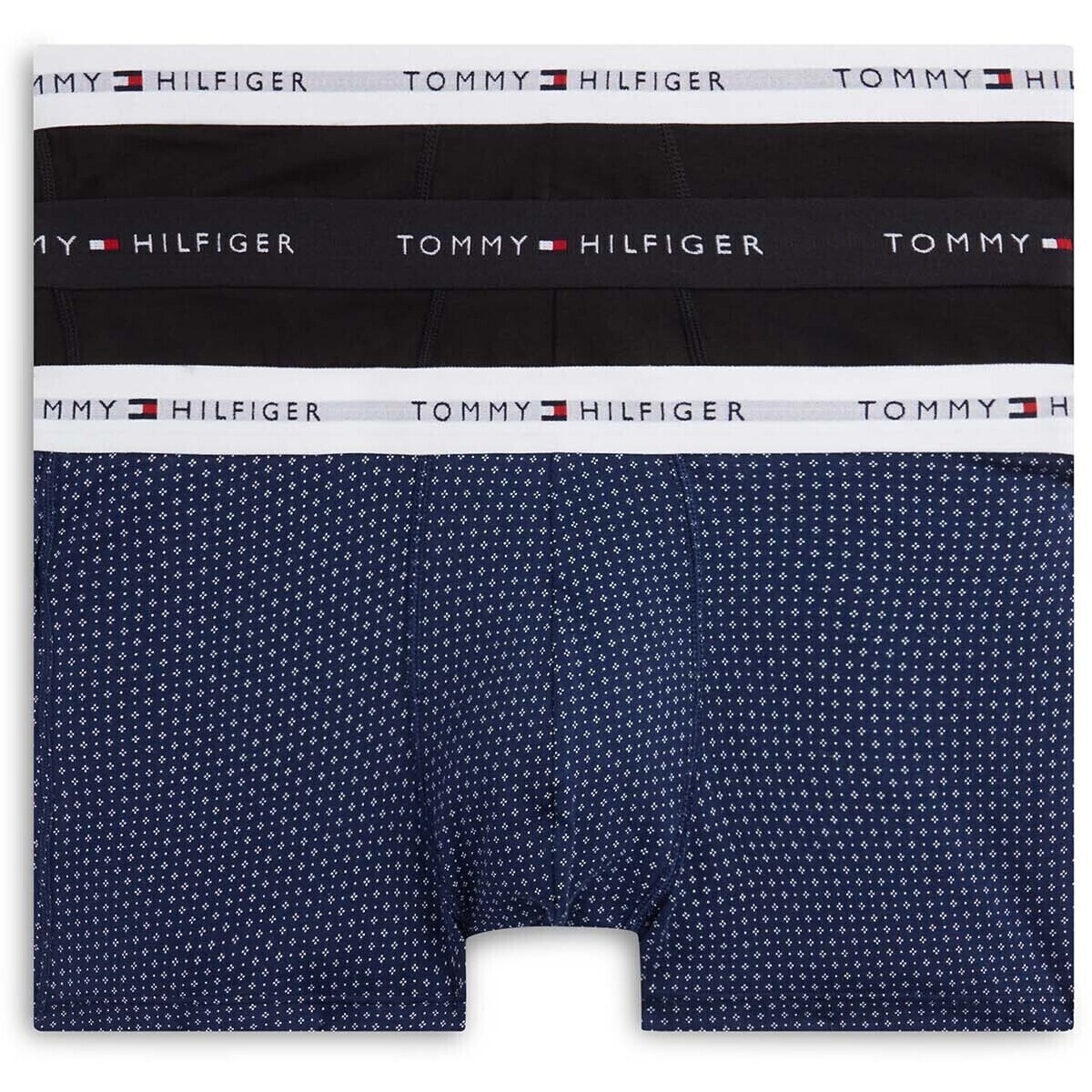 Tommy Hilfiger  3P Trunk Print  Černá
