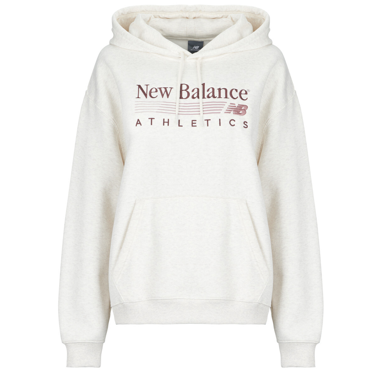 New Balance  TRACKSIDE FLEECE HOODIE  Béžová
