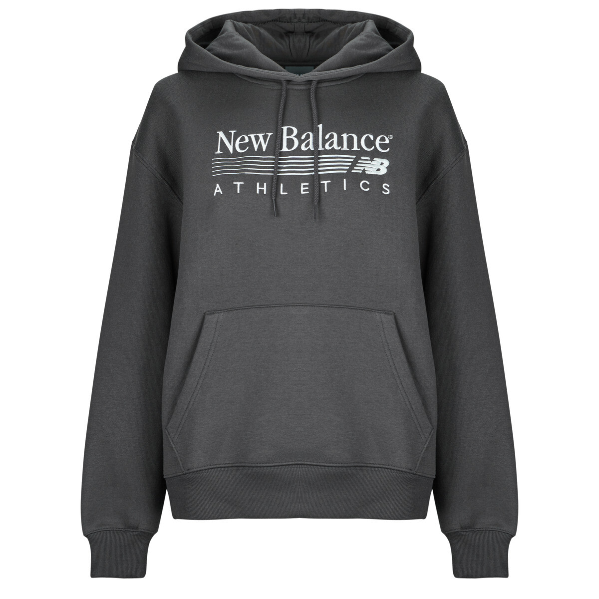 New Balance  TRACKSIDE FLEECE HOODIE  Černá