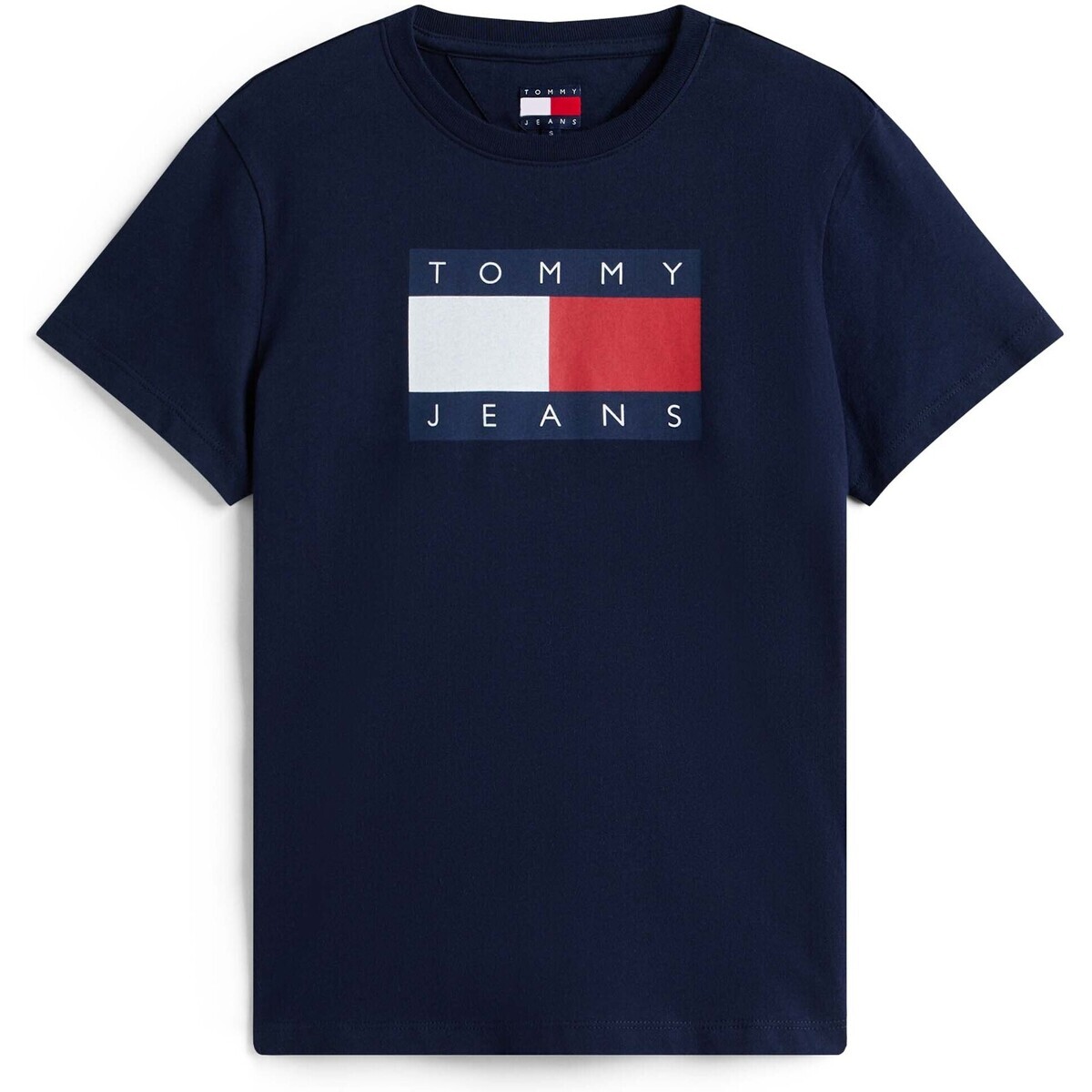 Tommy Jeans  Tjw Reg Tj Flag Ss T  Modrá