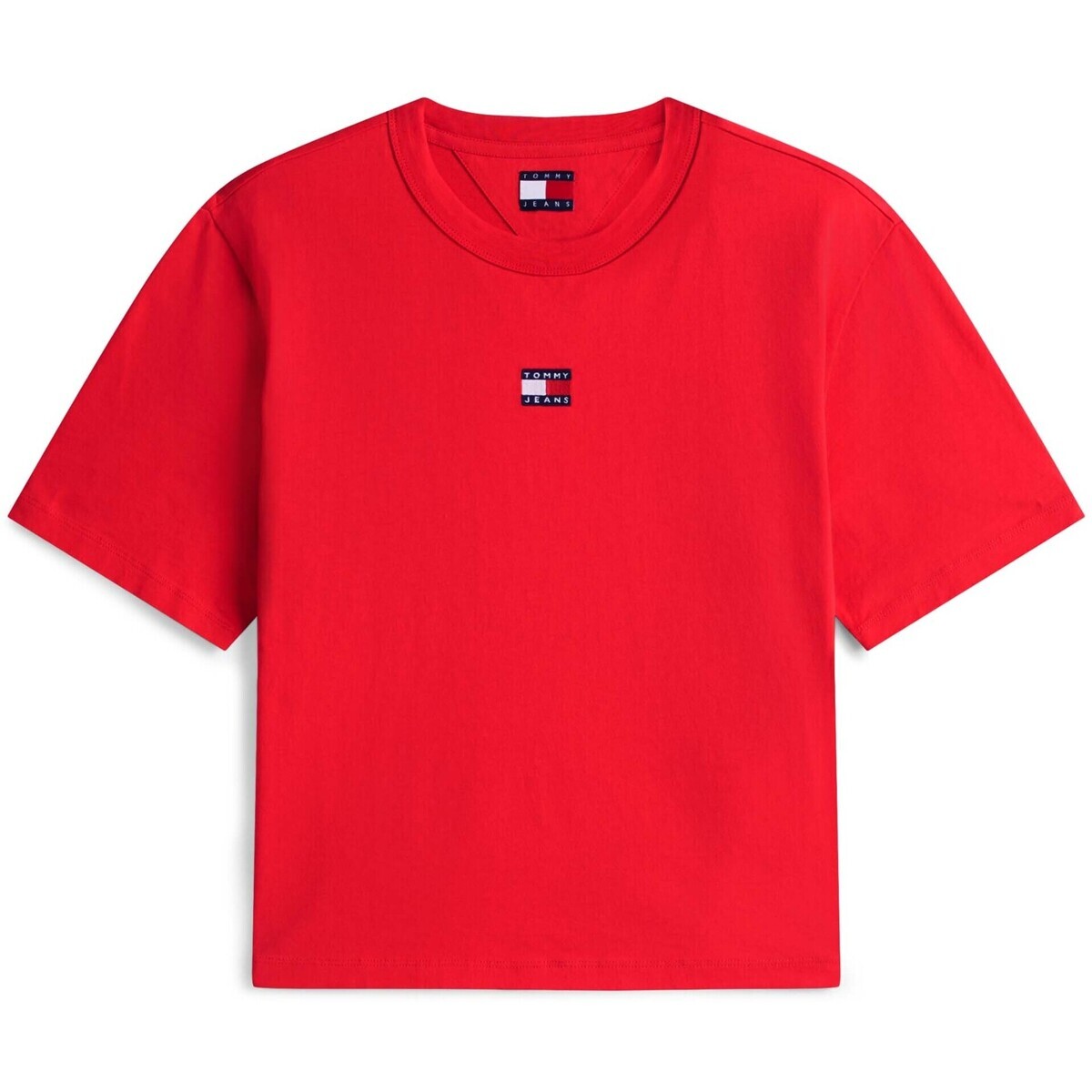 Tommy Jeans  Tjw Bxy Badge Tee Ex  Červená