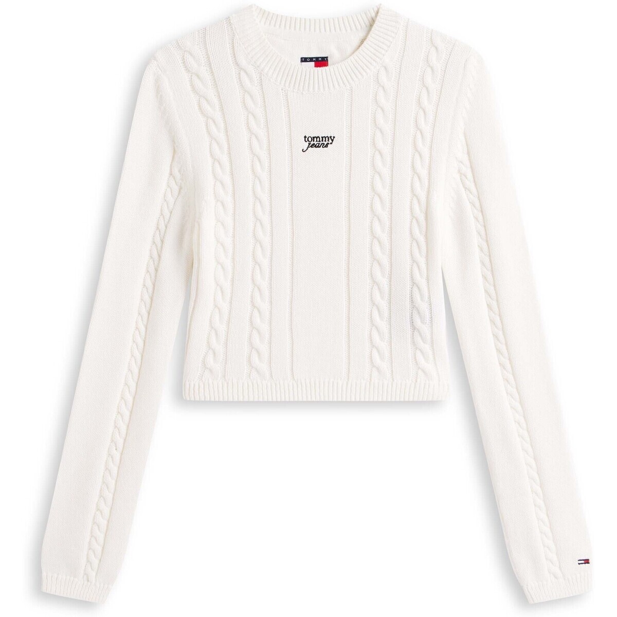 Tommy Jeans  Tjw Cable Script Swe  Bílá