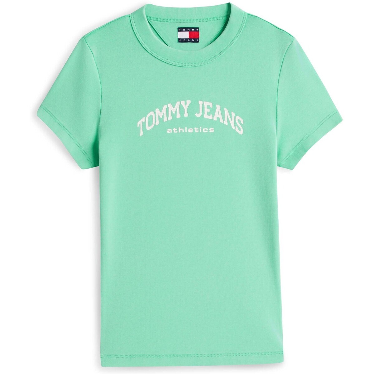 Tommy Jeans  Tjw Slim Varsity Ss  Zelená
