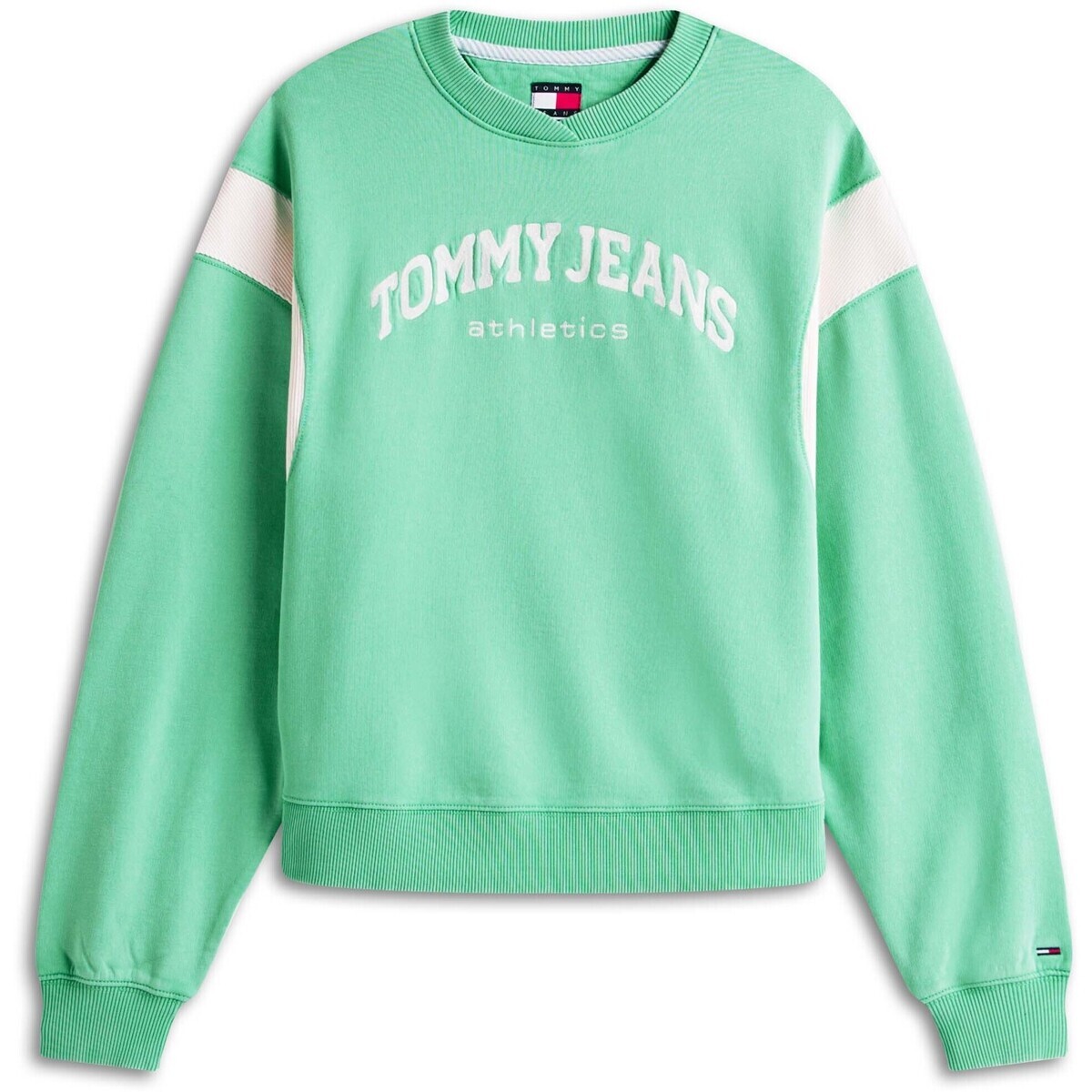 Tommy Jeans  Tjw Bxy Varsity Crew  Zelená