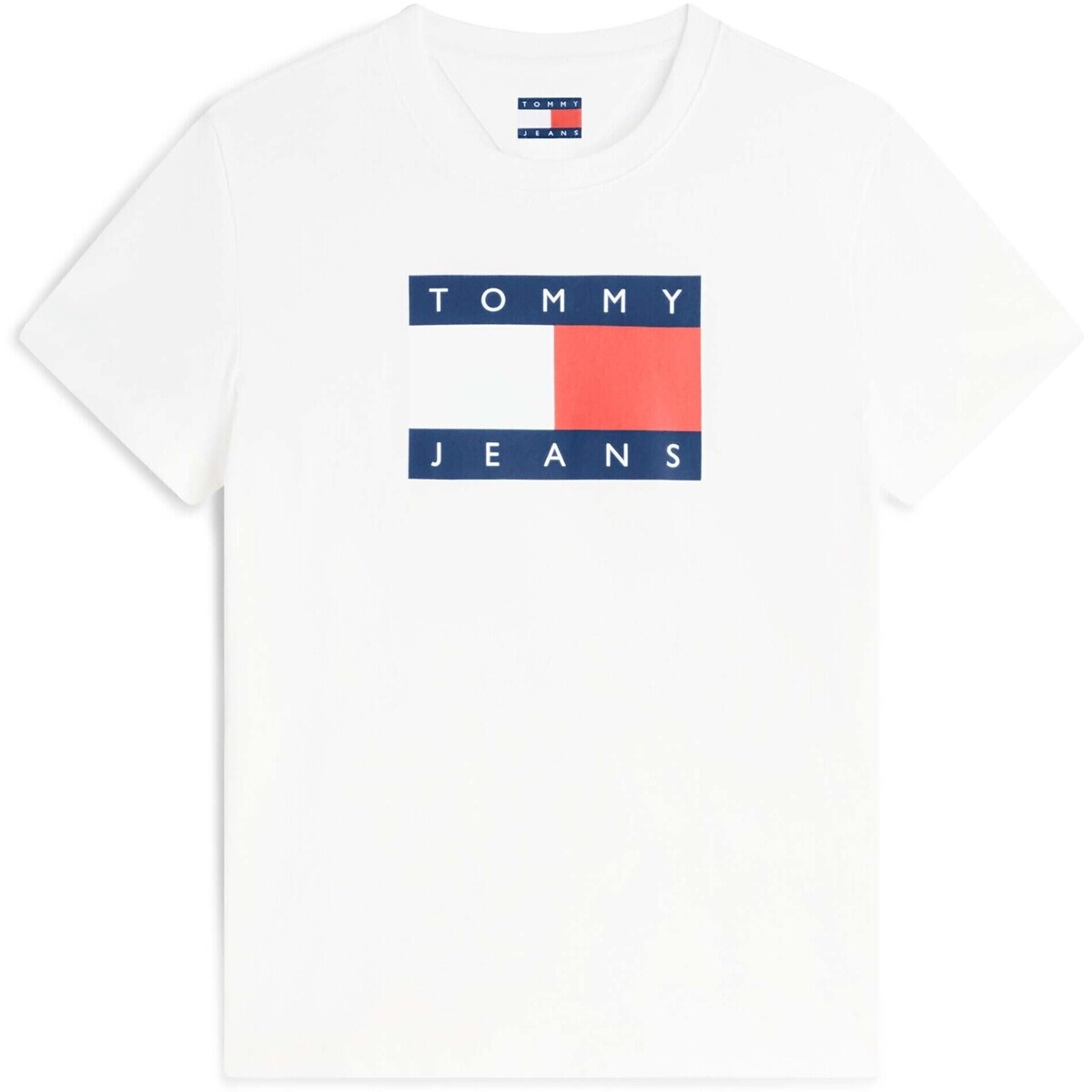 Tommy Jeans  Tjw Reg Tj Flag Ss T  Bílá
