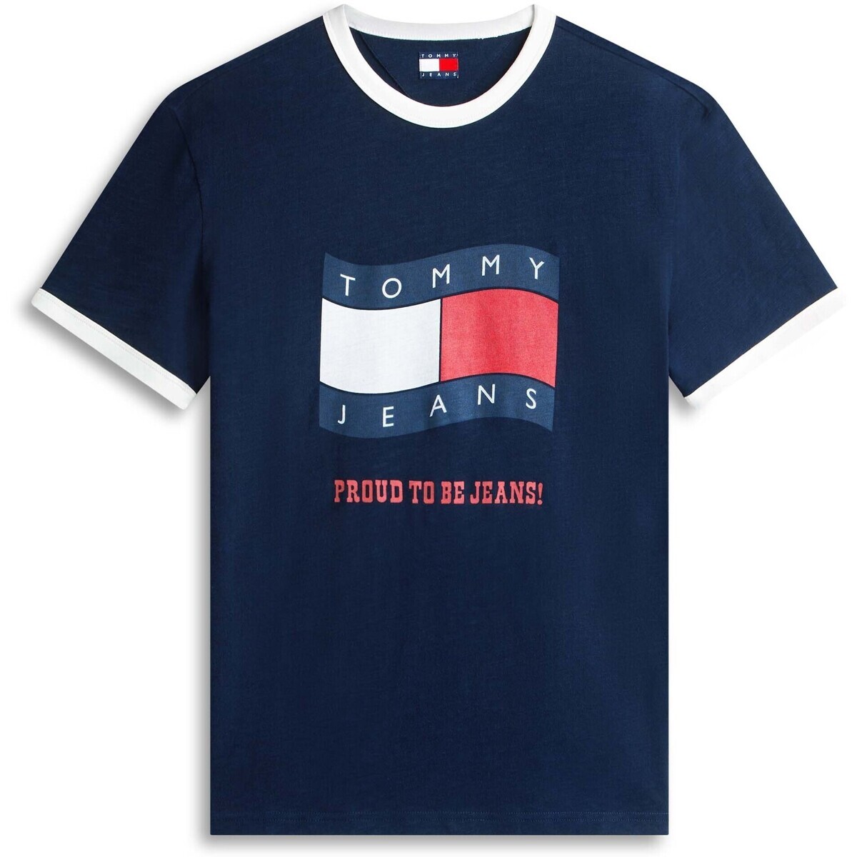 Tommy Jeans  Tjm Reg Waving Flag  Modrá