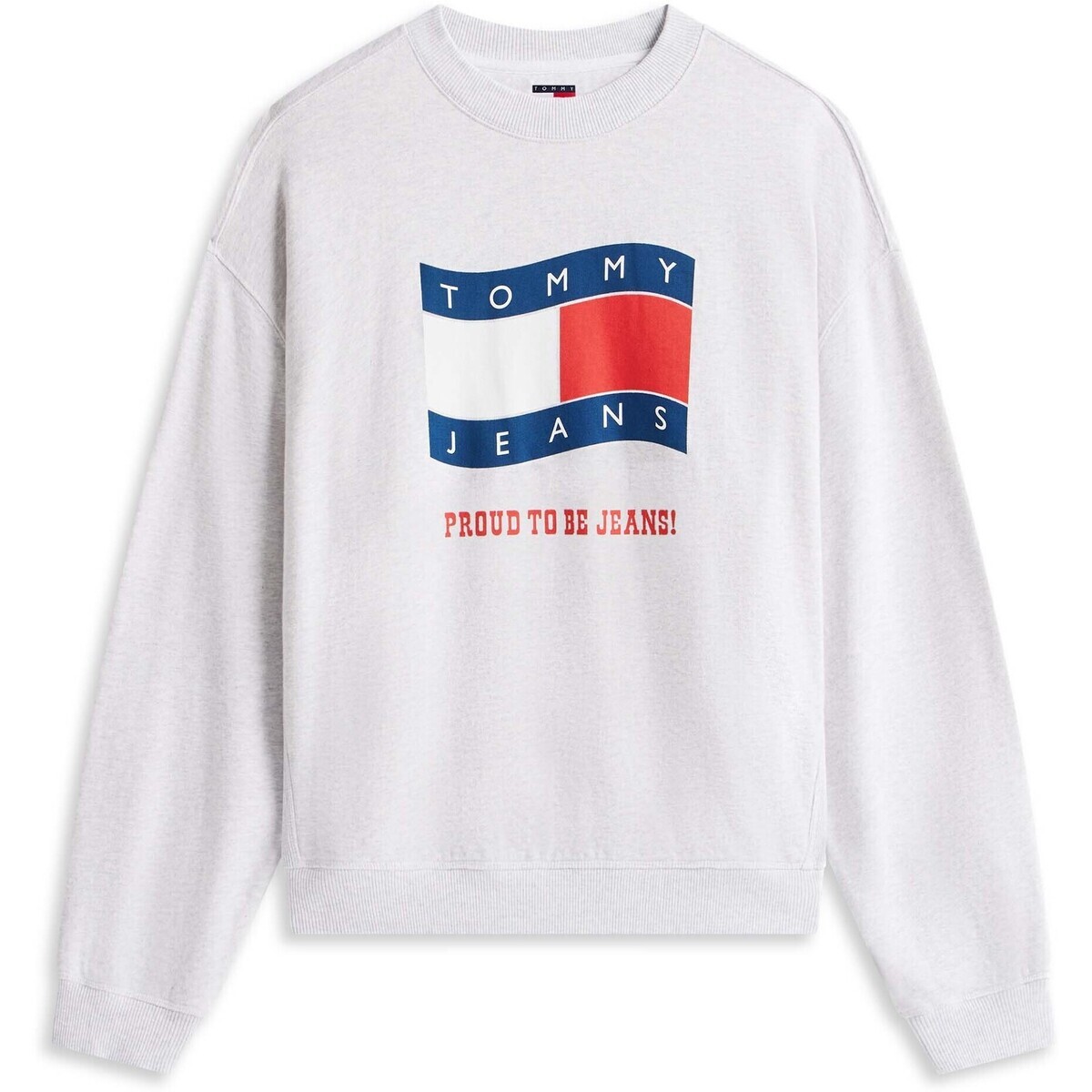 Tommy Jeans  Tjm 90S Wavy Flag Cr  Šedá