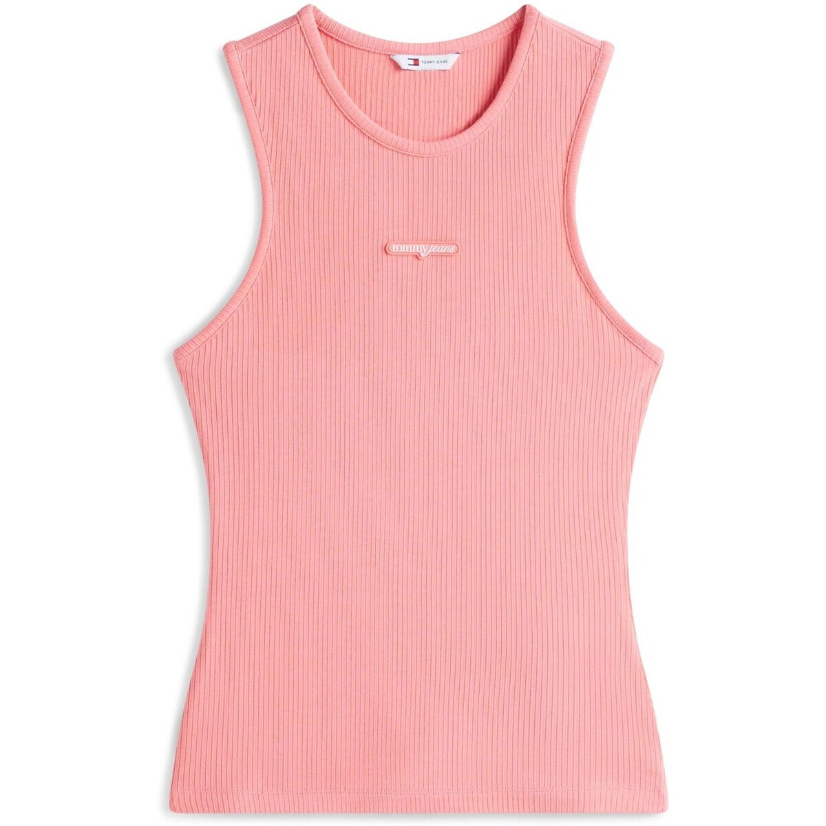 Tommy Jeans  Tjw Slim Script Labe  Růžová
