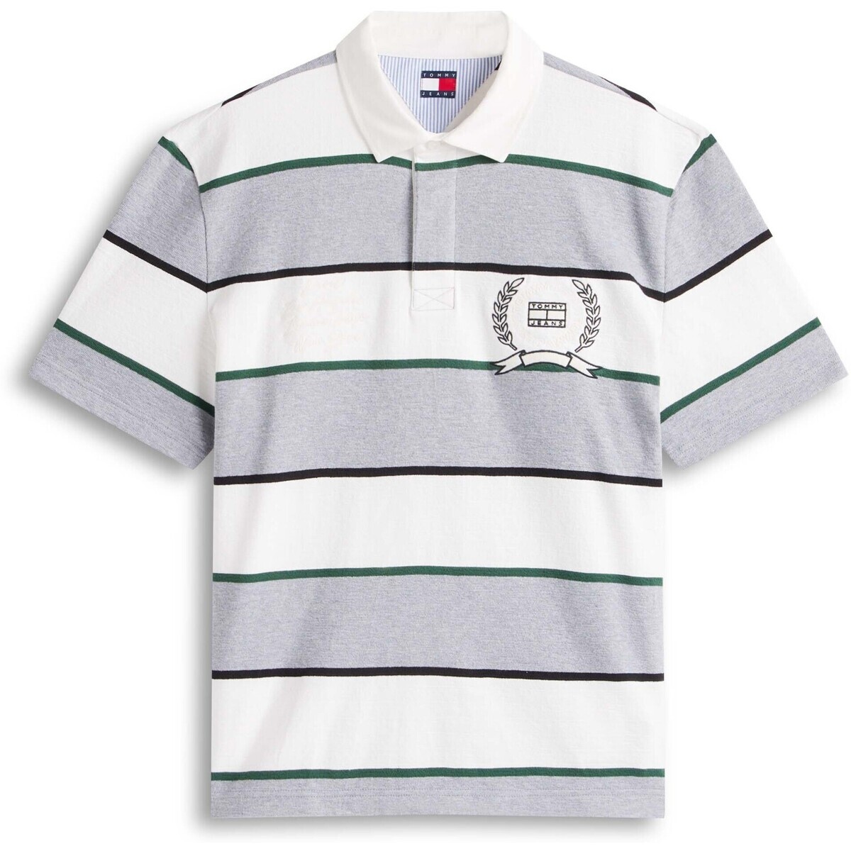Tommy Jeans  Tjm Rlx Ss Stripe S  Šedá