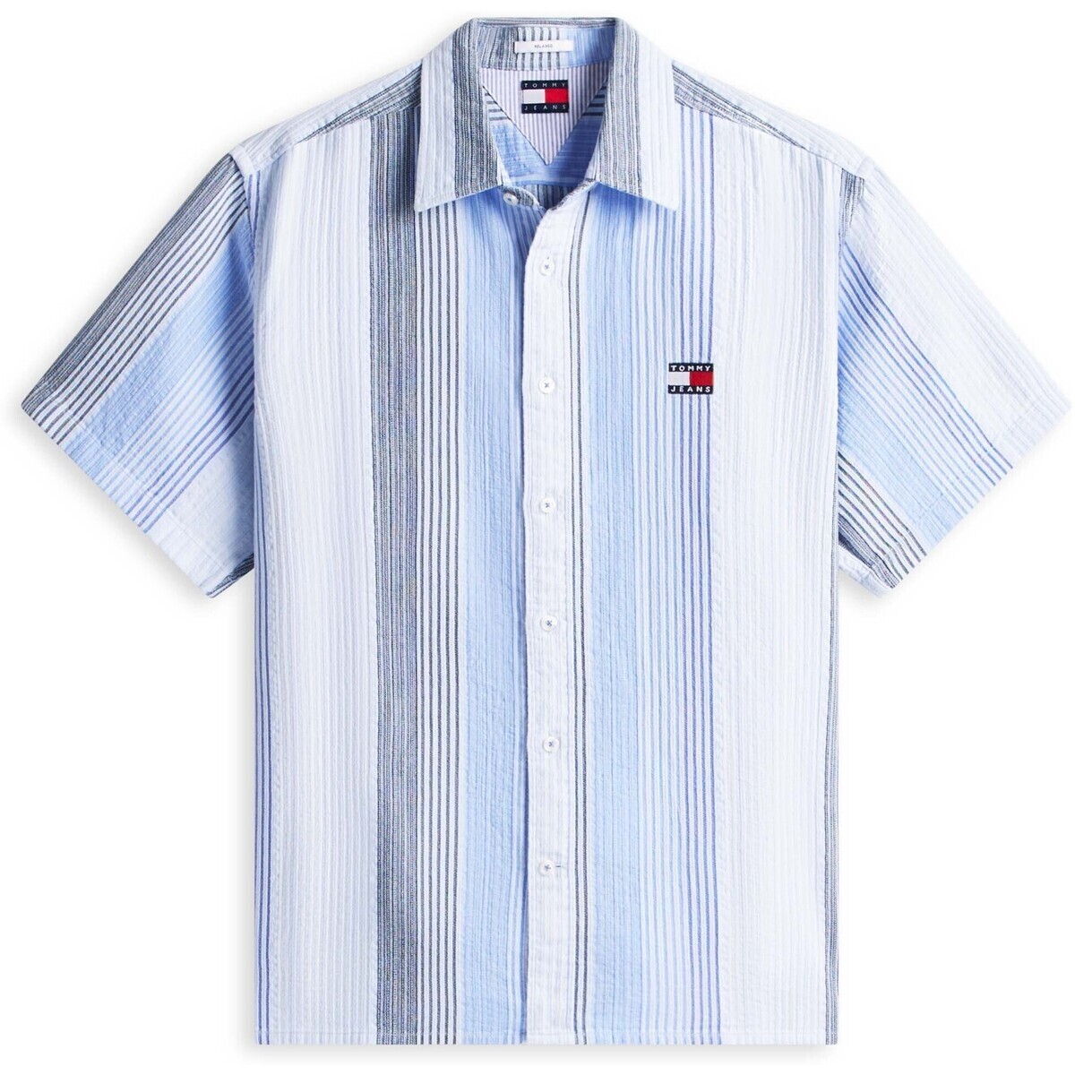 Tommy Jeans  Tjm Rlx Stripe Ss Sh  Modrá